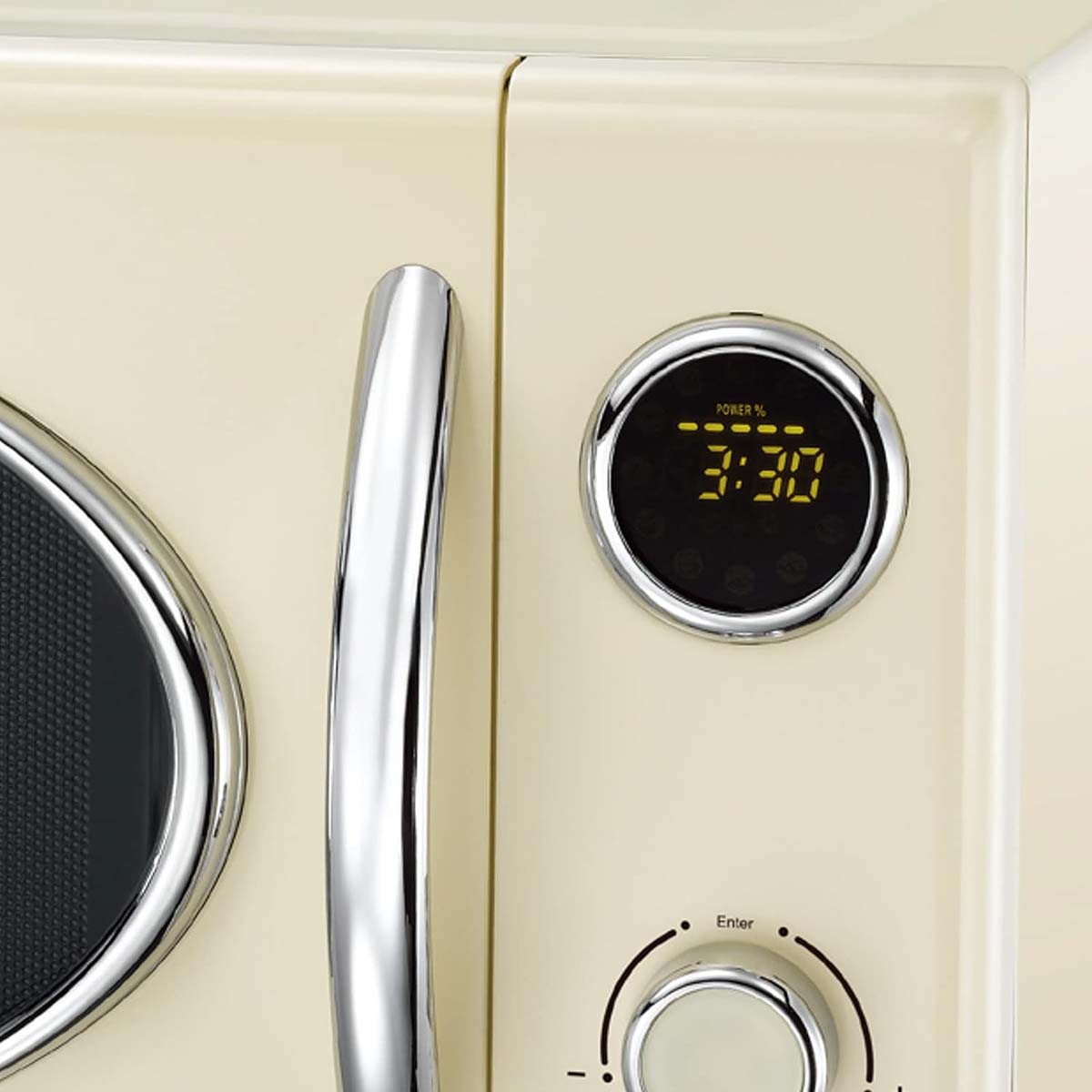 Mikrowelle elektronischer Grill 23L 800 W Creme