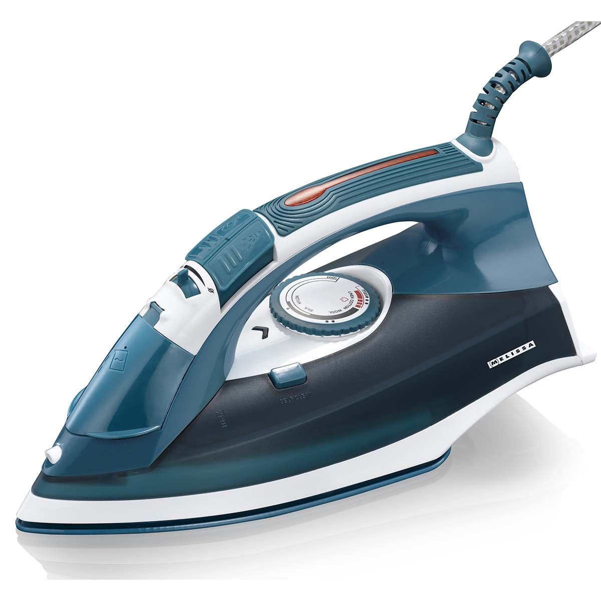 Dampfbügeleisen mit Keramiksohle 2200W Blau