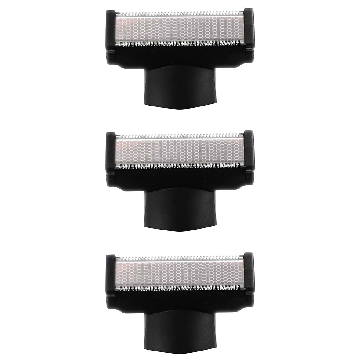 Set mit 3 zusätzlichen Scherköpfen für den Melissa 16680054 Trimmer Schwarz