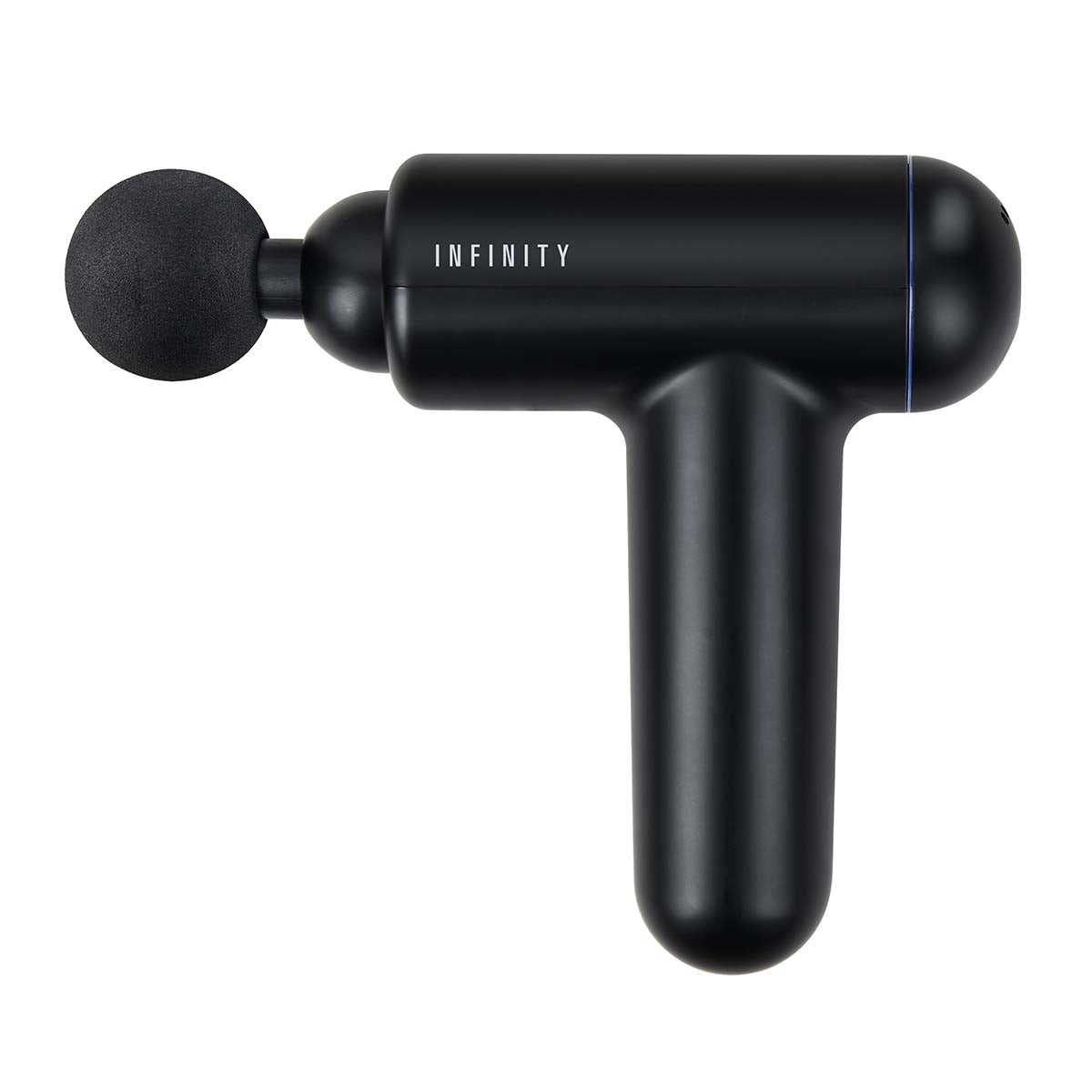 Wiederaufladbare Massagepistole 4 Köpfe Schwarz