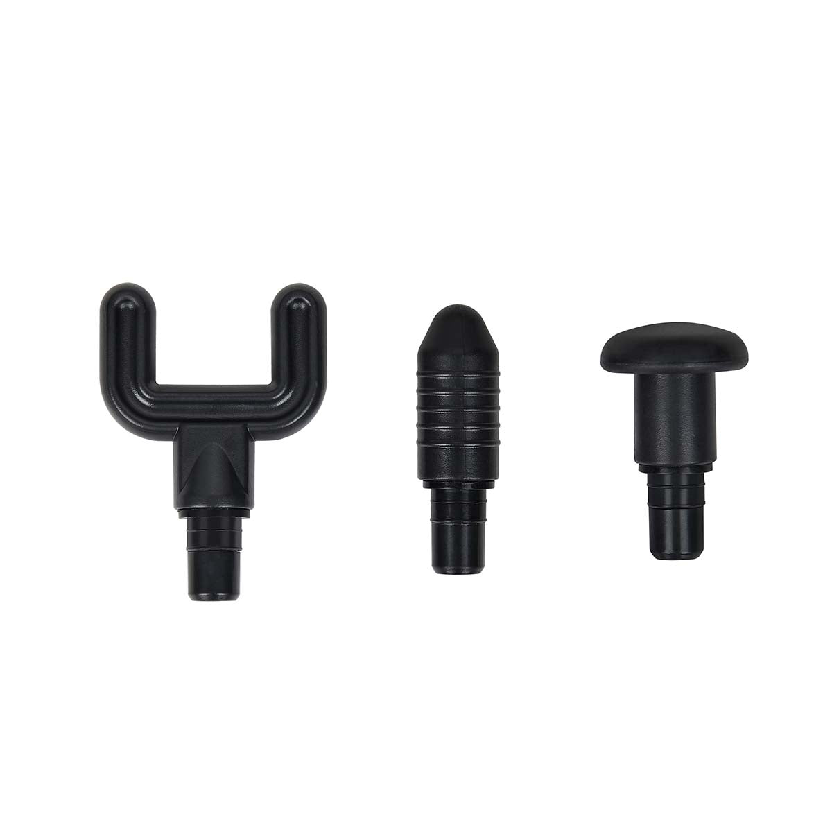 Wiederaufladbare Massagepistole 4 Köpfe Schwarz