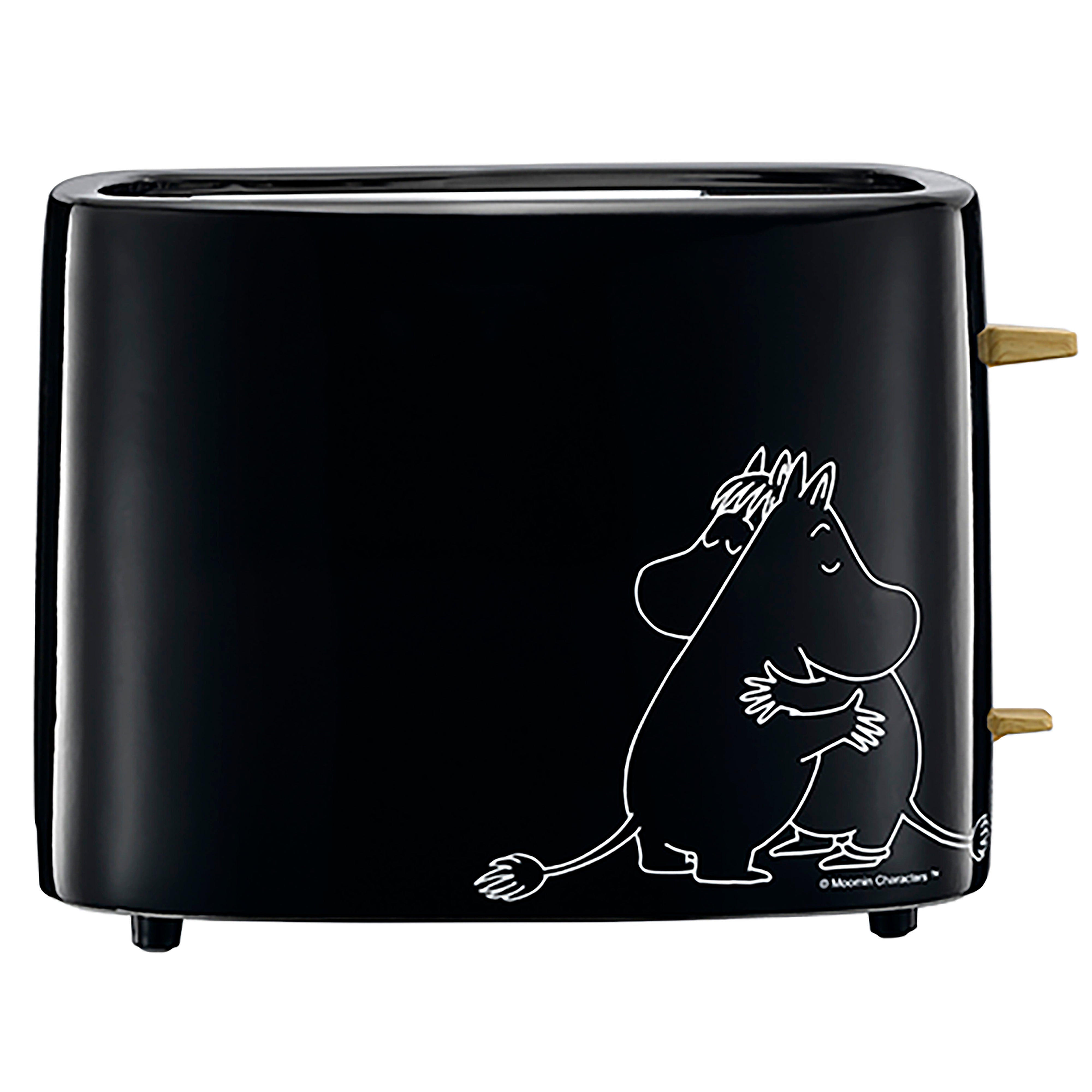 Keramik-Toaster 2 Scheiben schwarz 875W