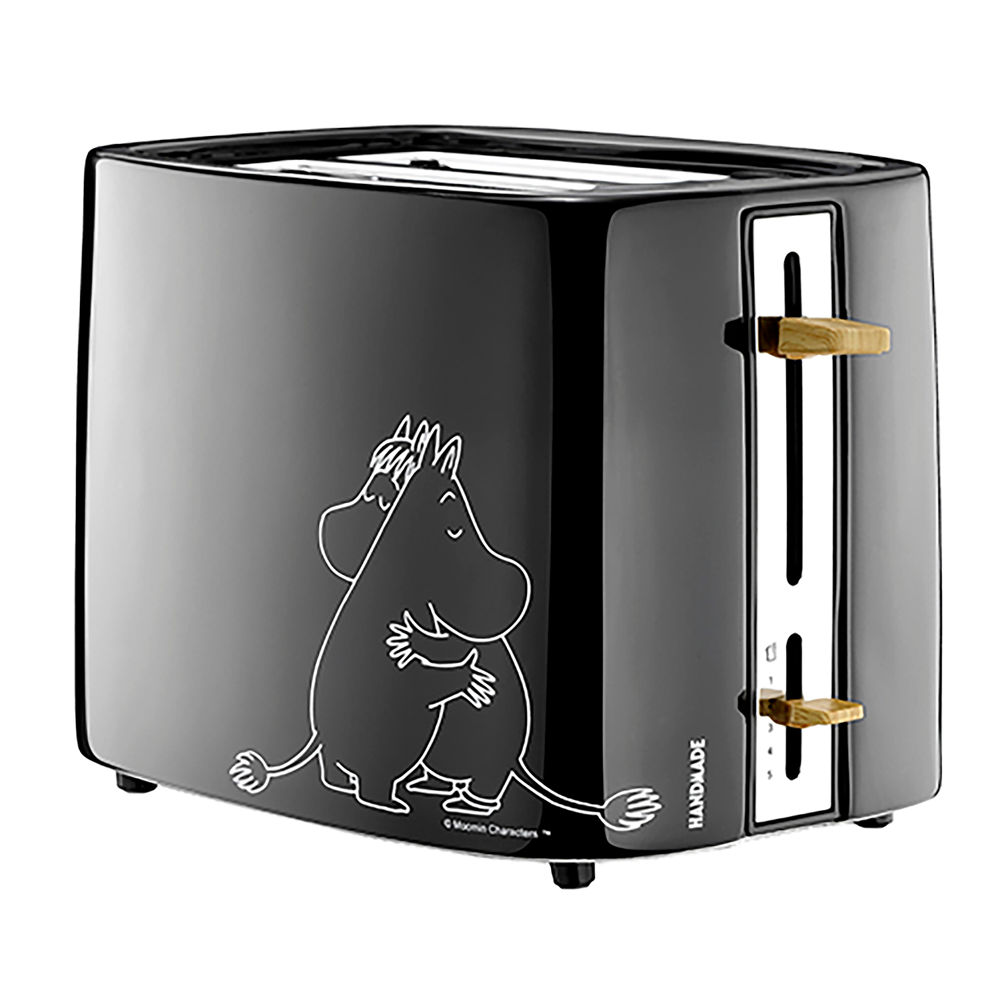 Keramik-Toaster 2 Scheiben schwarz 875W