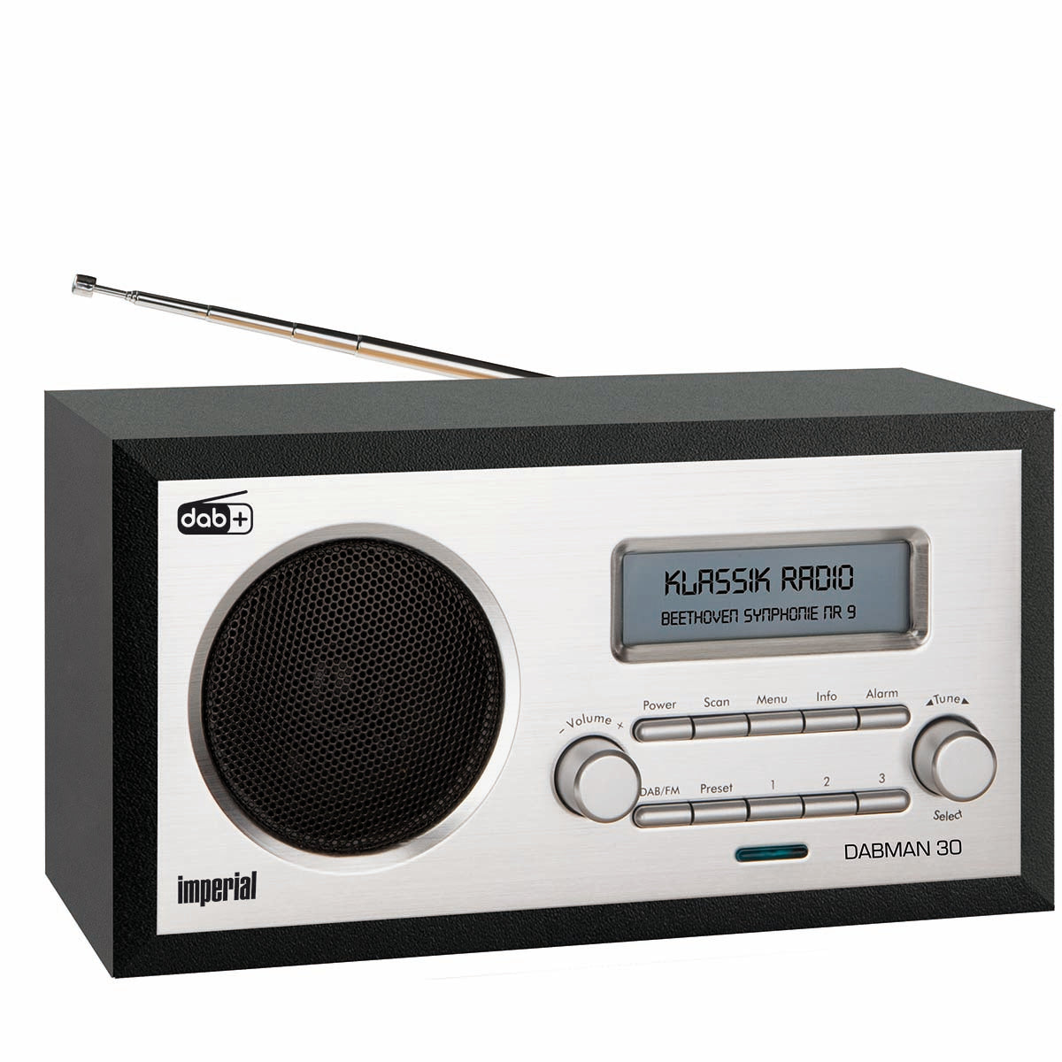 DABMAN 30 Schwarz DAB+ / FM