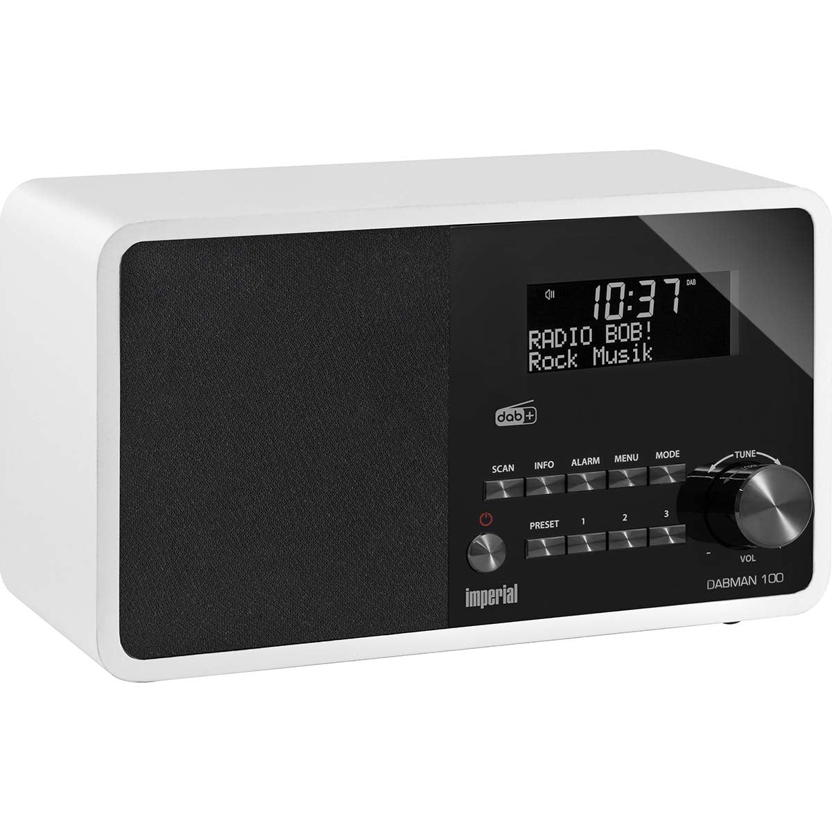 DABMAN 100 DAB+ / FM Radio Weiß