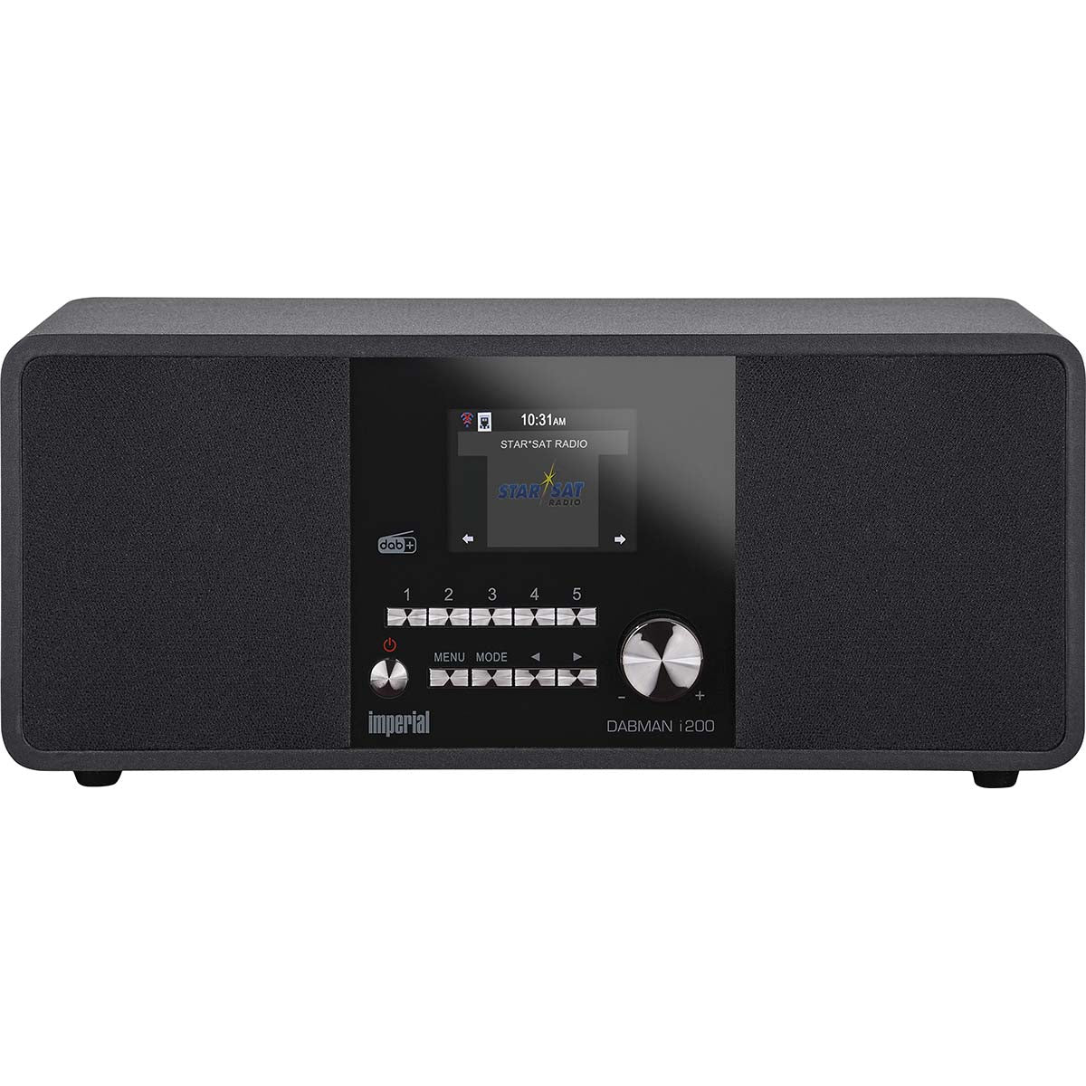 IMPERIAL DABMAN i200 Schwarz DAB+ / FM / INTERNET  - Testsieger DAB Web Radios