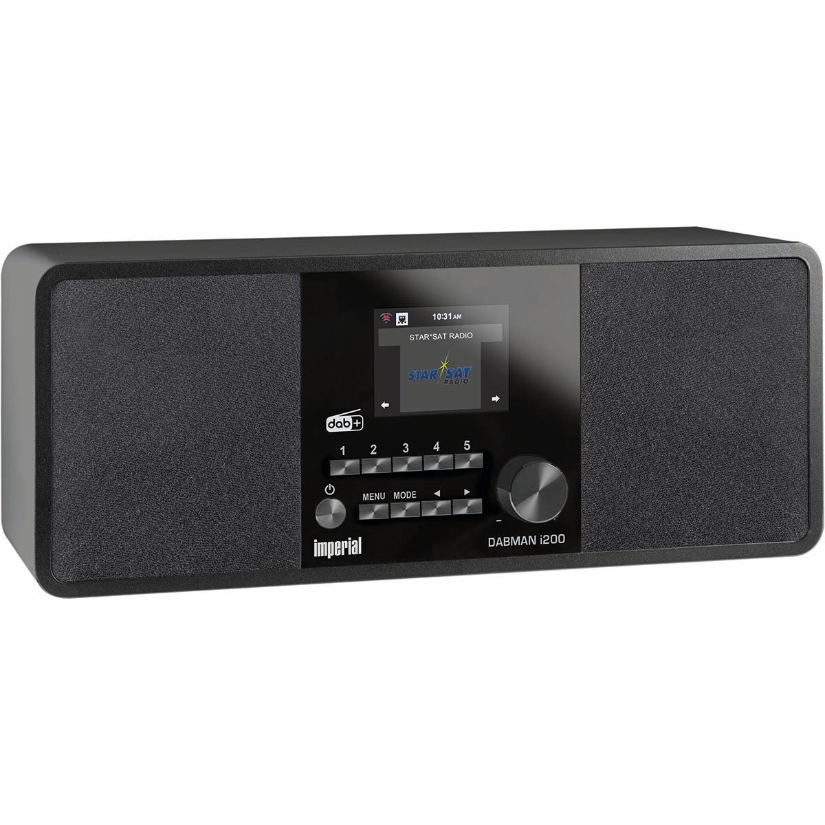 IMPERIAL DABMAN i200 Schwarz DAB+ / FM / INTERNET  - Testsieger DAB Web Radios