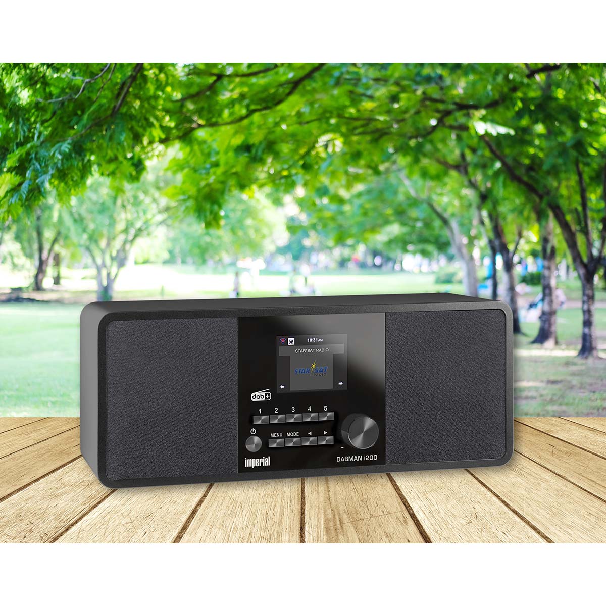 IMPERIAL DABMAN i200 Schwarz DAB+ / FM / INTERNET  - Testsieger DAB Web Radios