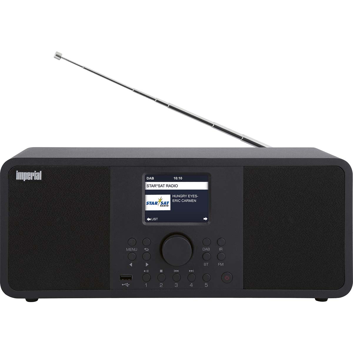 Imperial DABMAN i205 Hybrid-Stereo-Radio für Internet / DAB+ / FM Schwarz