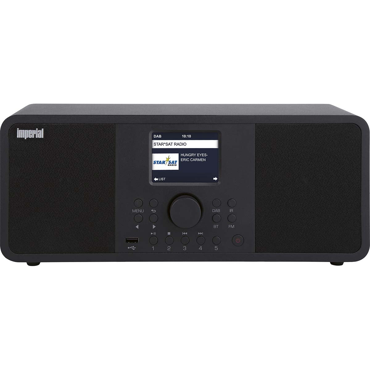 Imperial DABMAN i205 Hybrid-Stereo-Radio für Internet / DAB+ / FM Schwarz