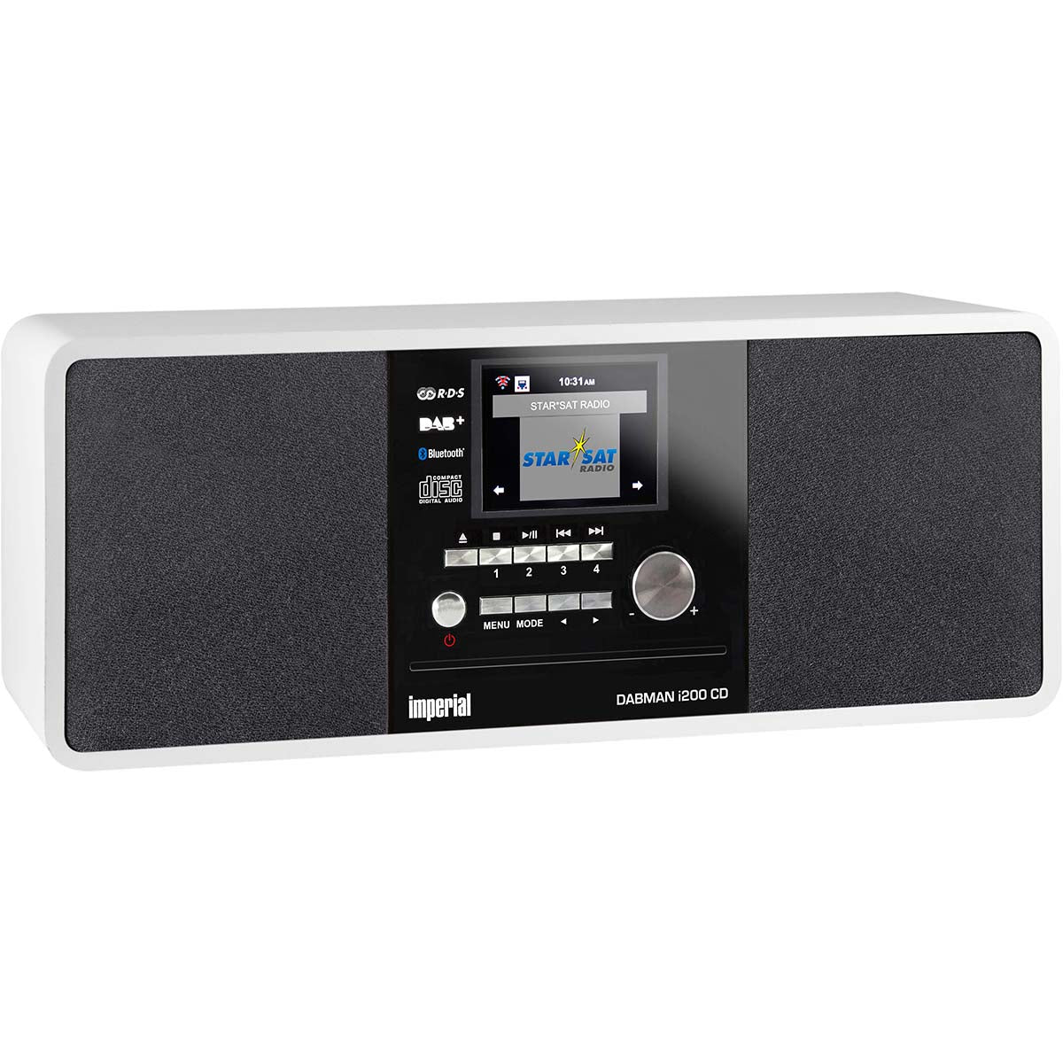 IMPERIAL DABMAN i200 CD Weiß DAB+ / FM /INTERNET / BLUETOOTH