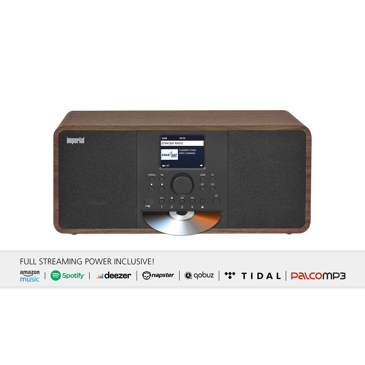 IMPERIAL DABMAN i205 CD Holzoptik DAB+ / FM / INTERNET / BLUETOOTH