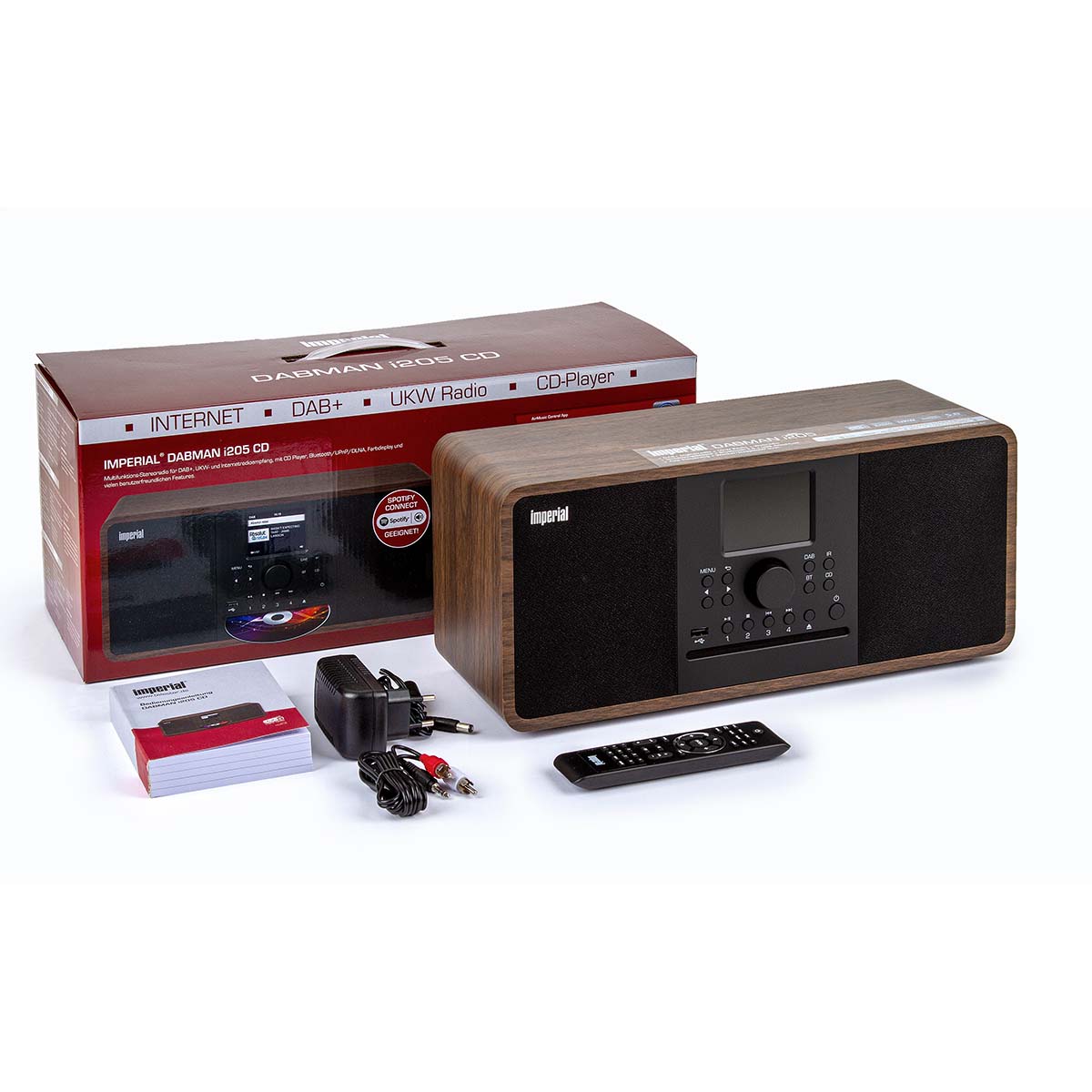 IMPERIAL DABMAN i205 CD Holzoptik DAB+ / FM / INTERNET / BLUETOOTH