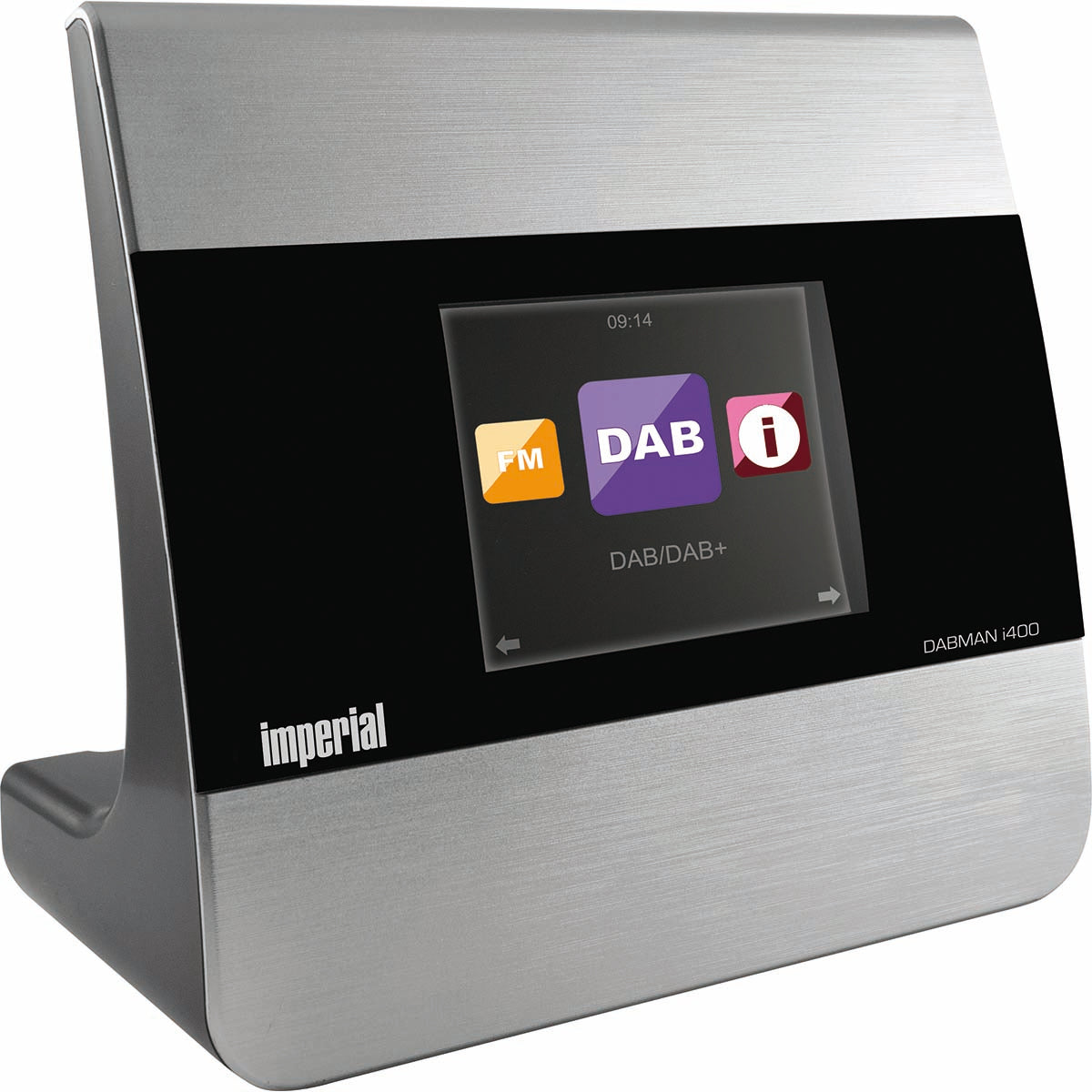 Imperial DABMAN i400 Kompaktes Hybridradio DAB+ / FM / Internet / Bluetooth Silber