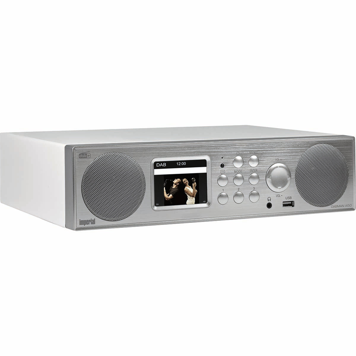 IMPERIAL DABMAN i450 Weiß-Silber DAB+ / FM / INTERNET / BLUETOOTH