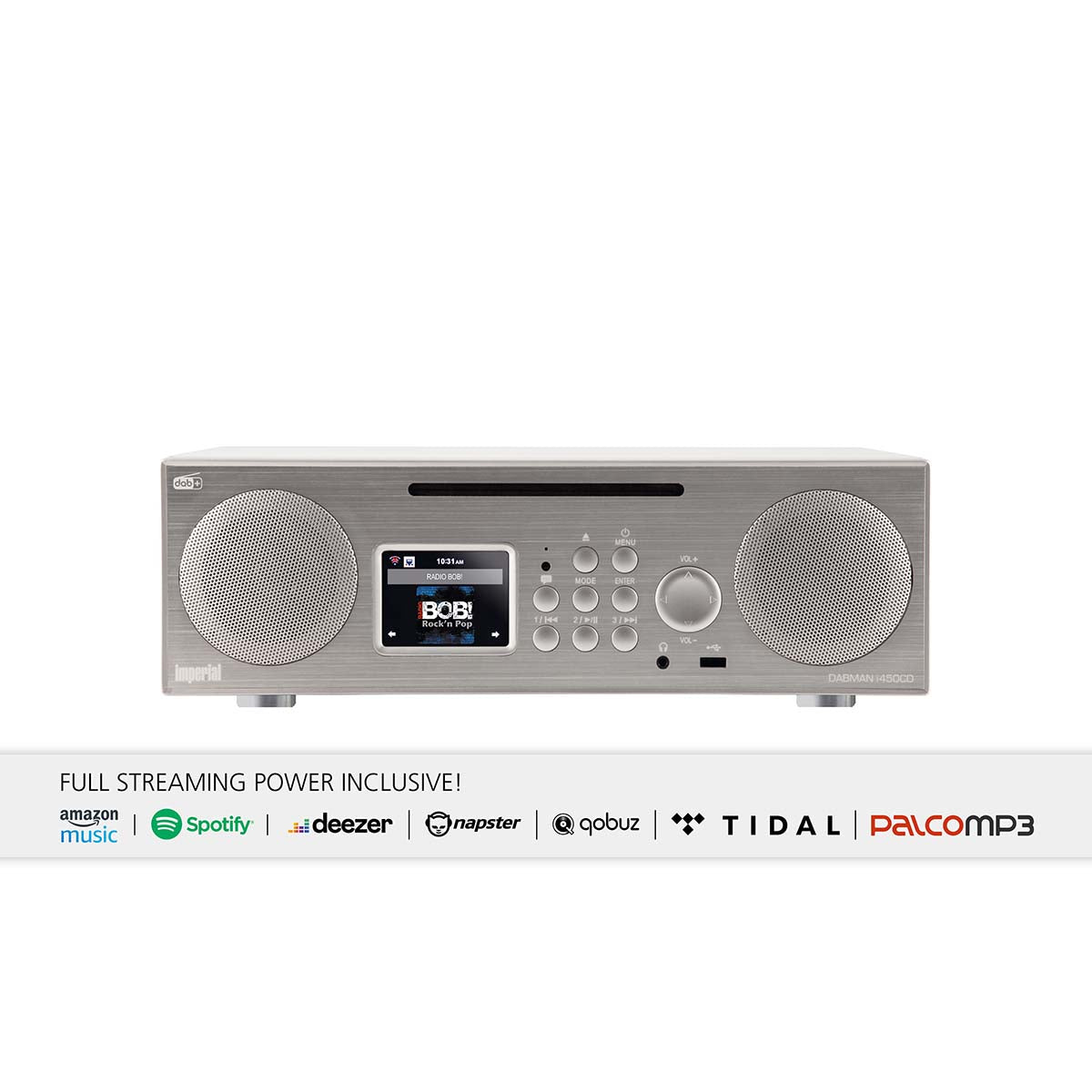 IMPERIAL DABMAN i450 CD Weiß-Silber DAB+ / FM / INTERNET / BLUETOOTH