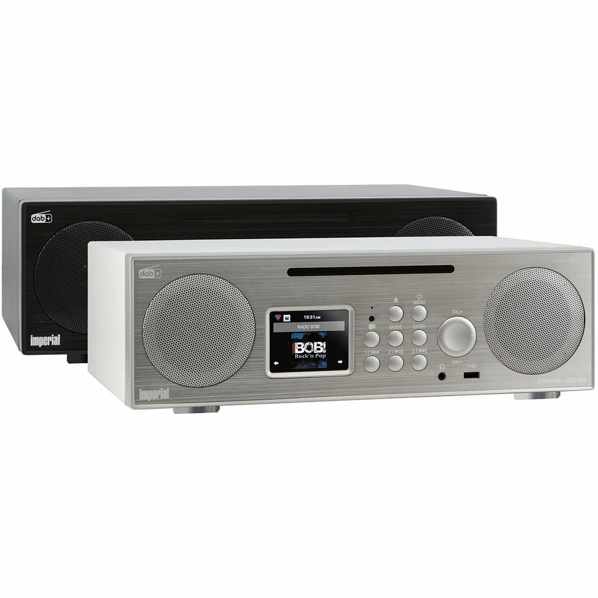 IMPERIAL DABMAN i450 CD Weiß-Silber DAB+ / FM / INTERNET / BLUETOOTH