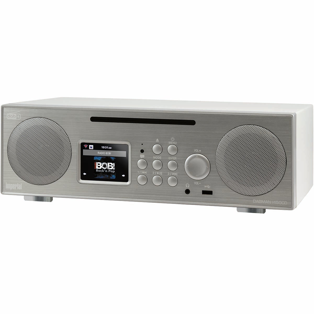 IMPERIAL DABMAN i450 CD Weiß-Silber DAB+ / FM / INTERNET / BLUETOOTH