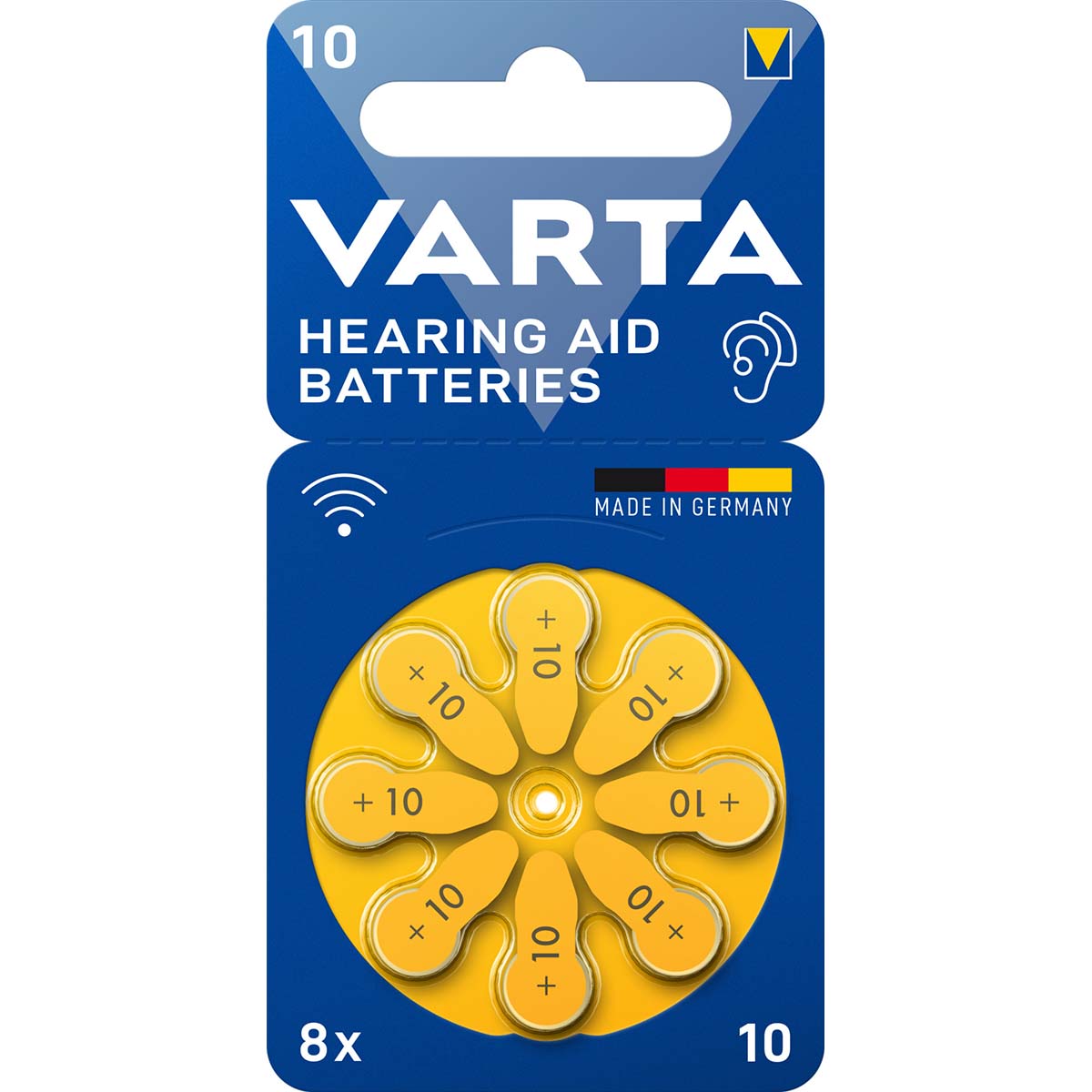Hörgerätebatterien Typ 10 8-Blister