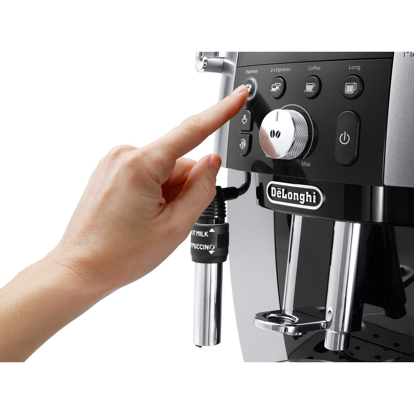 DeLonghi Kaffeemaschine Magnifica S Smart *silber/schwarz*