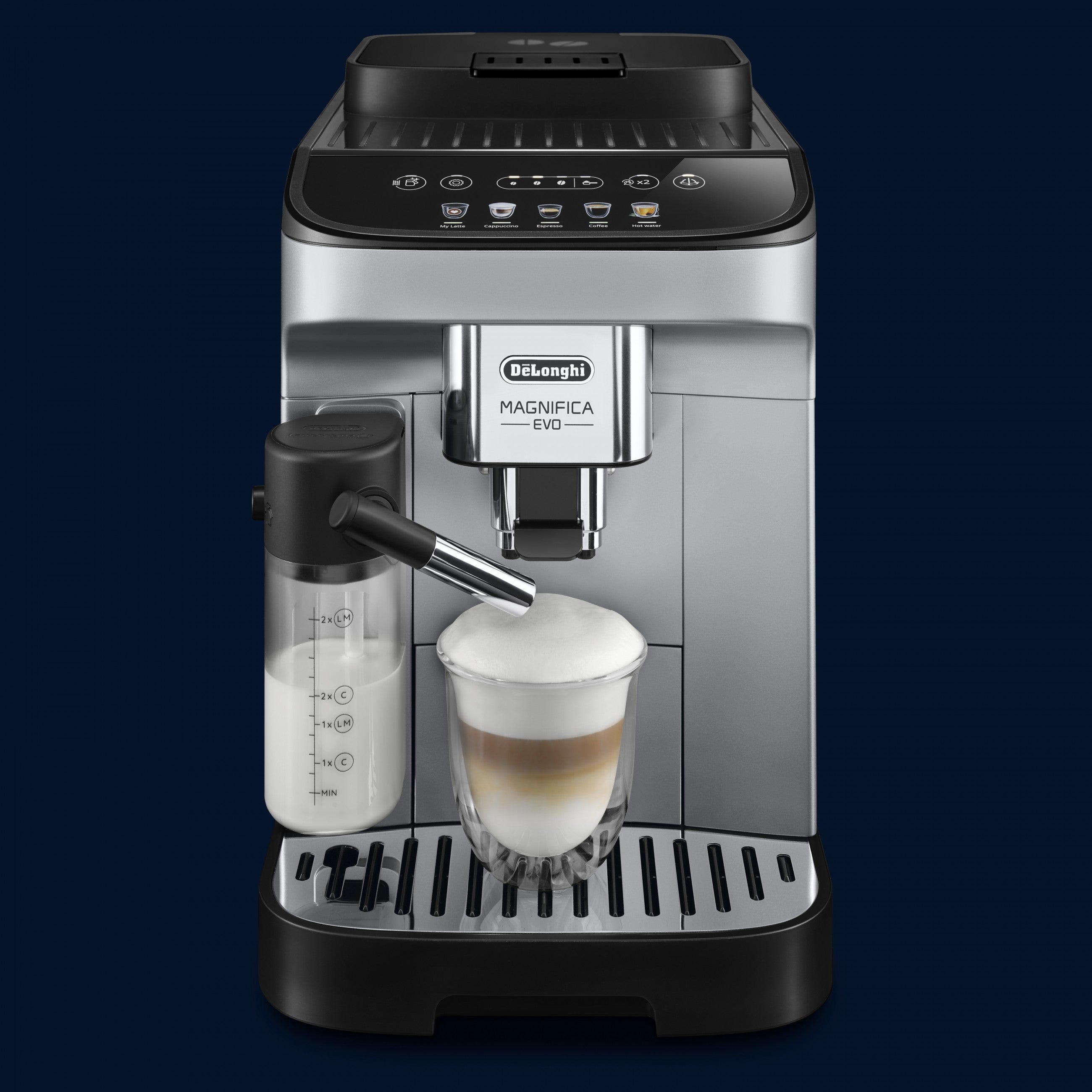 DeLonghi Kaffeemaschine Magnifica Evo *schwarz/silber*