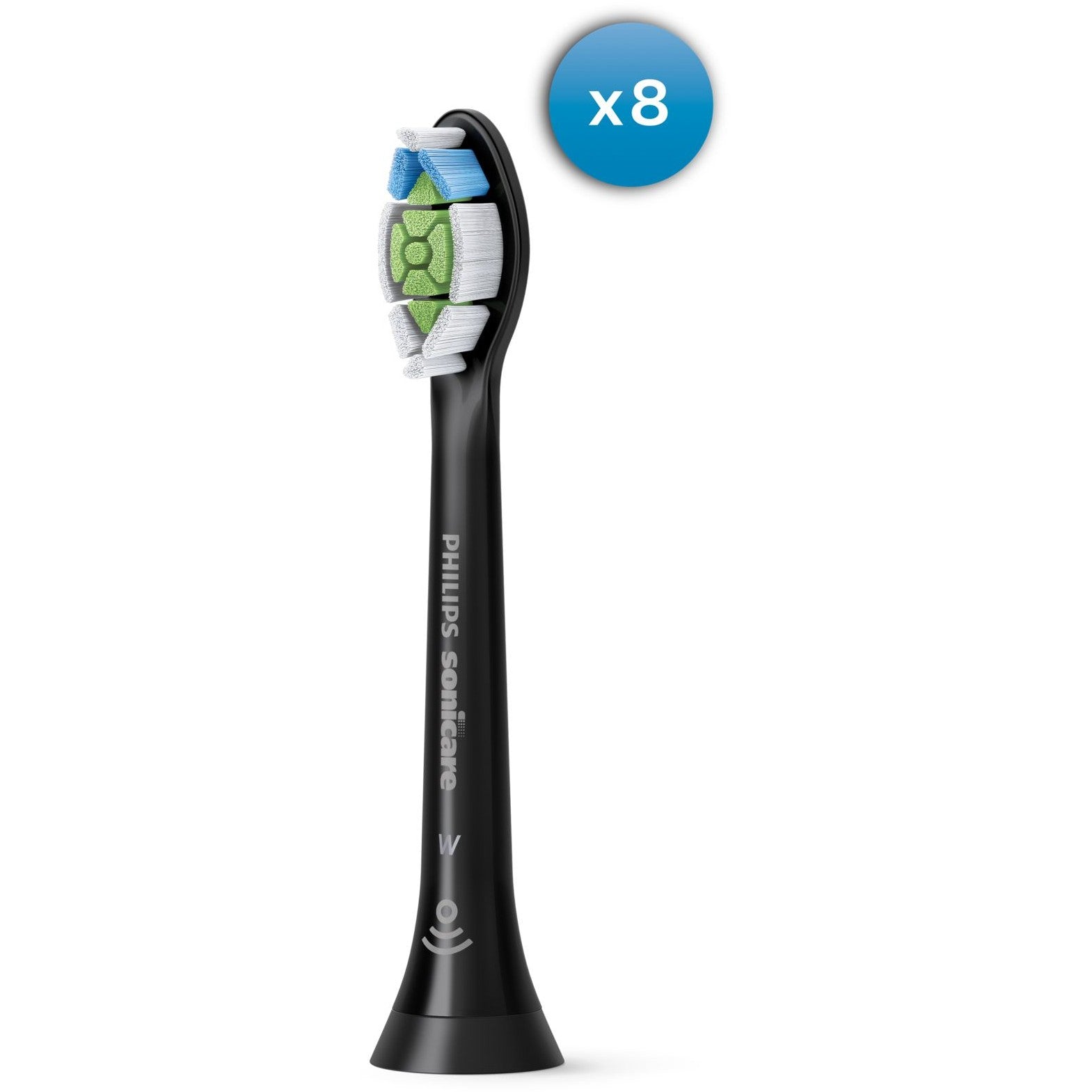 Philips Zahnbürste Zubehör Sonicare Optimal White - schwarz - 8er