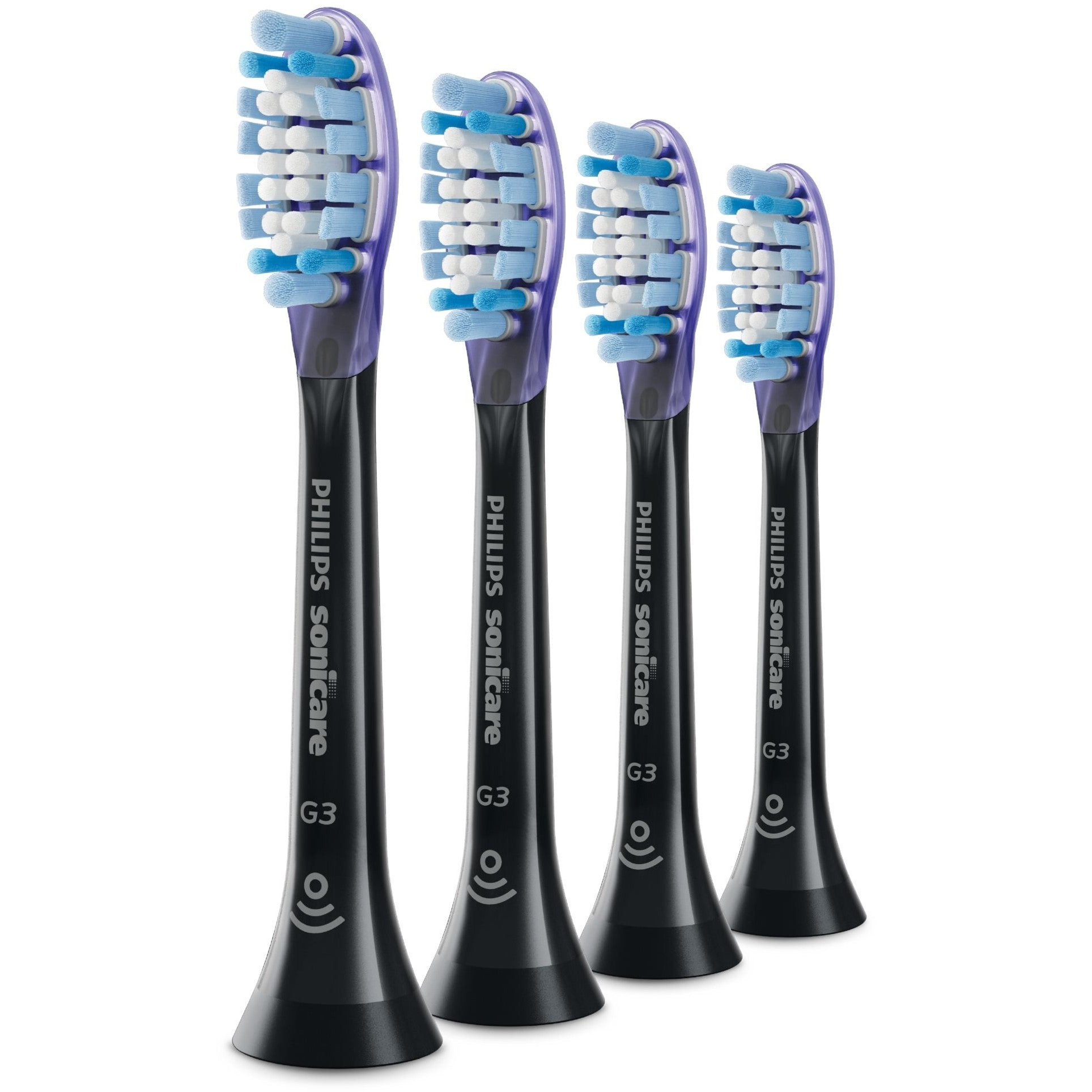 Philips Zahnbürste Zubehör Sonicare Premium Gum Care - schwarz - 4er