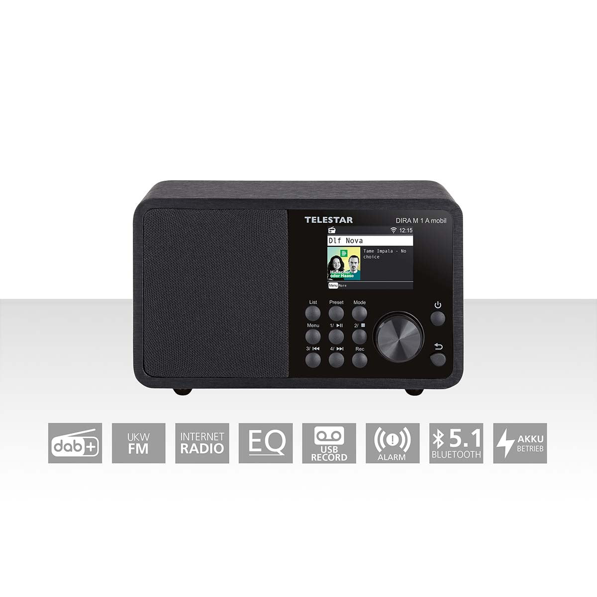 TELESTAR DIRA M 1 A Mobile EWF DAB+ / FM / INTERNET / BLUETOOTH