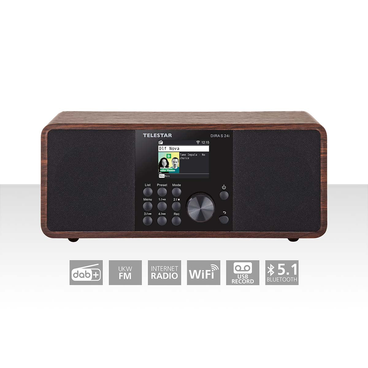 TELESTAR DIRA S 24i Holz DAB+ / FM / INTERNET / BLUETOOTH