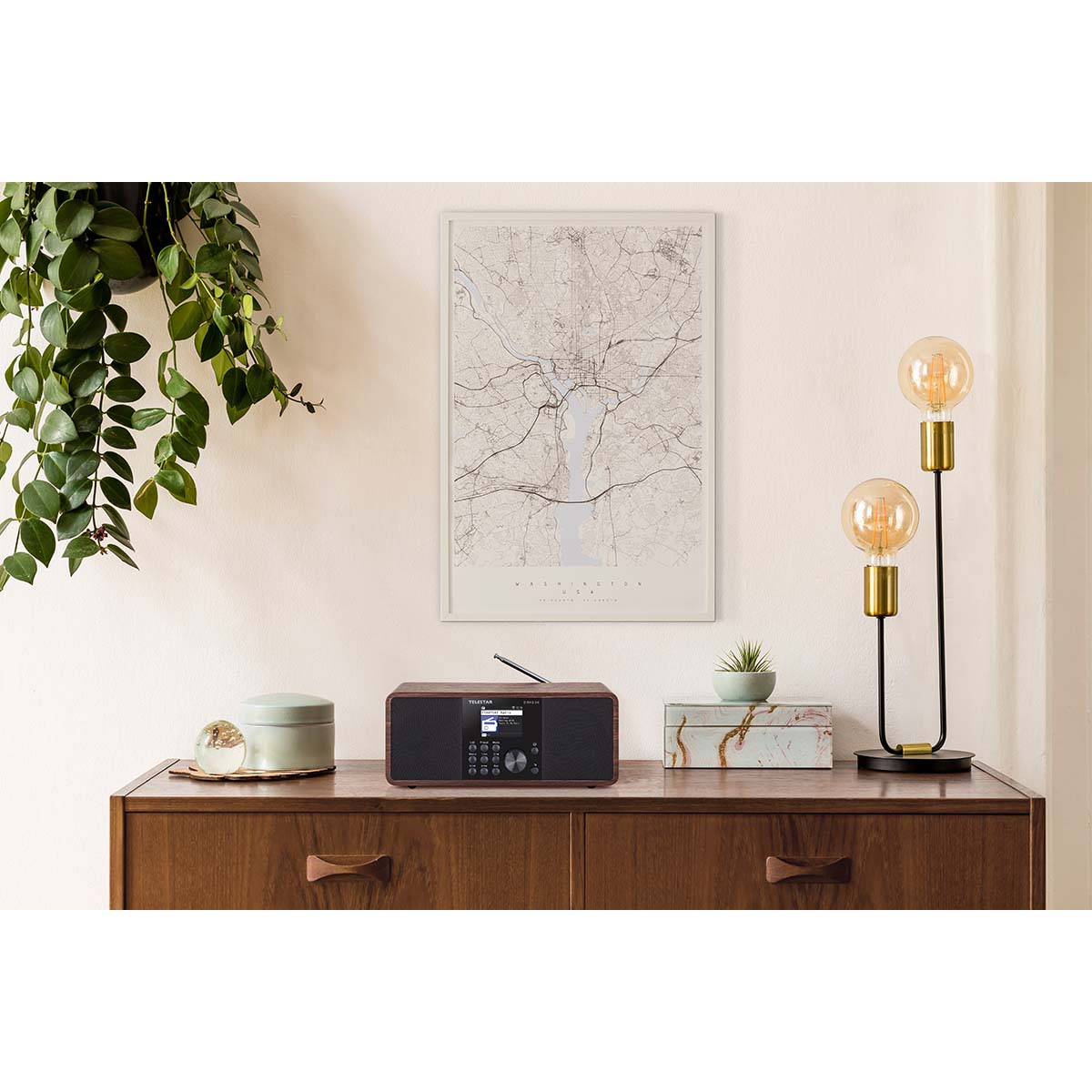 TELESTAR DIRA S 24i Holz DAB+ / FM / INTERNET / BLUETOOTH