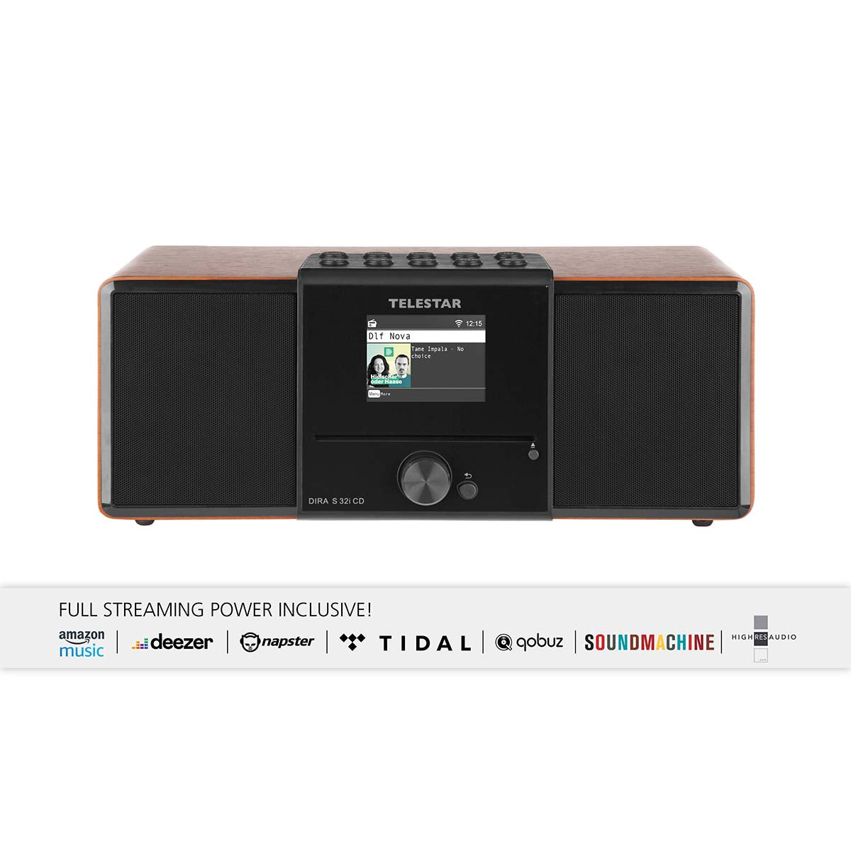 TELESTAR DIRA S32i CD Holz EWF DAB+ / FM / INTERNET / BLUETOOTH