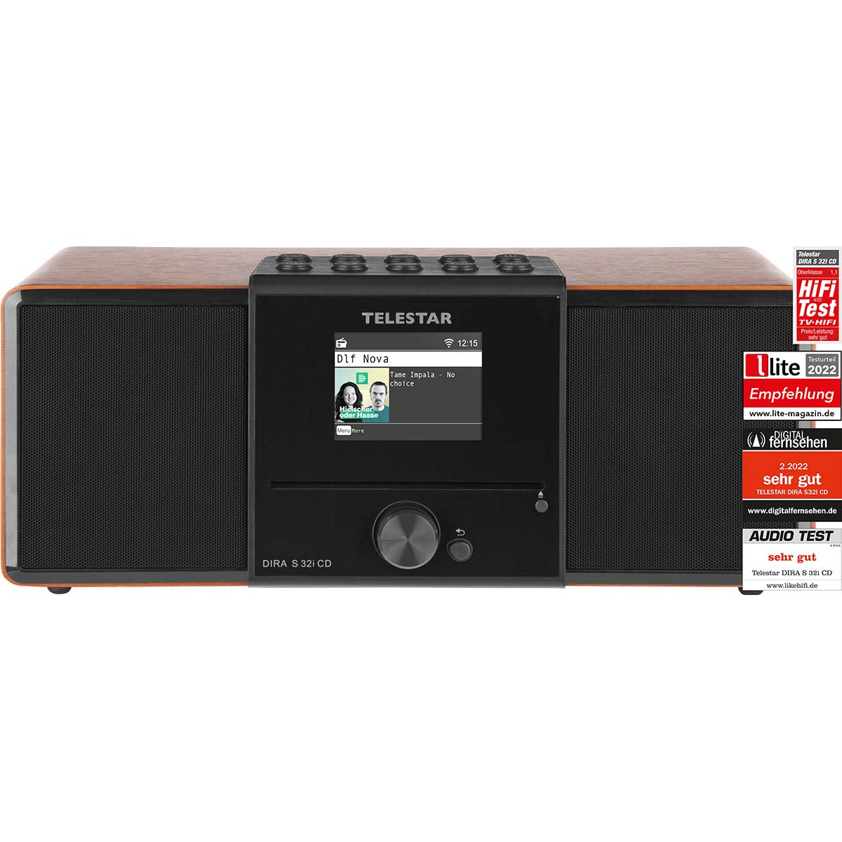 TELESTAR DIRA S32i CD Holz EWF DAB+ / FM / INTERNET / BLUETOOTH