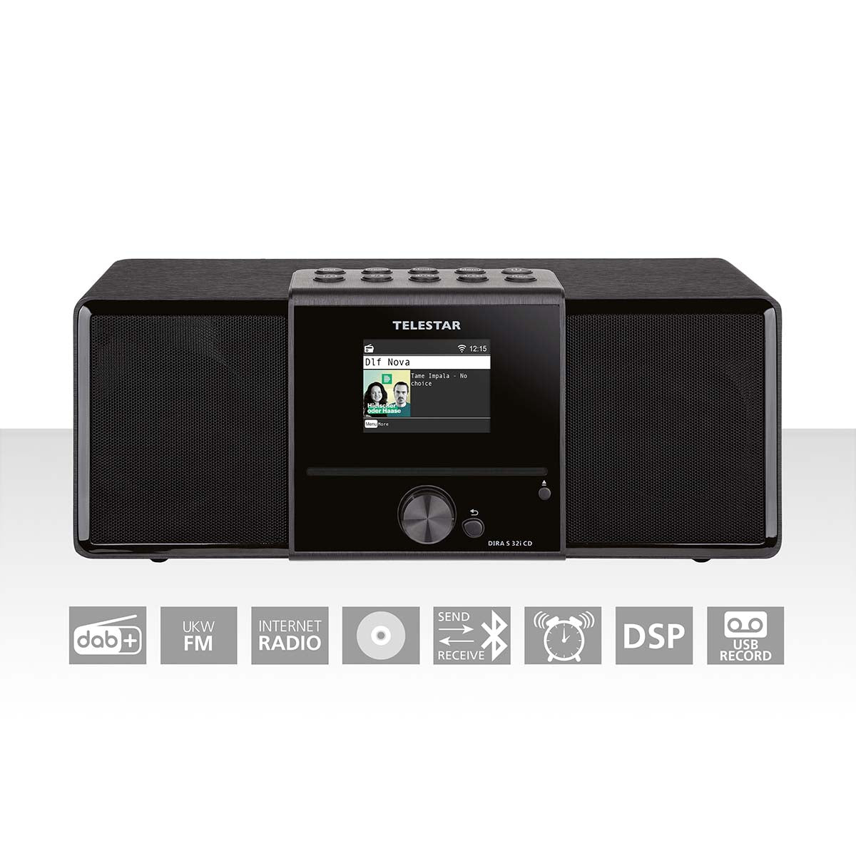 TELESTAR DIRA S32i CD Schwarz EWF DAB+ / FM / INTERNET / BLUETOOTH