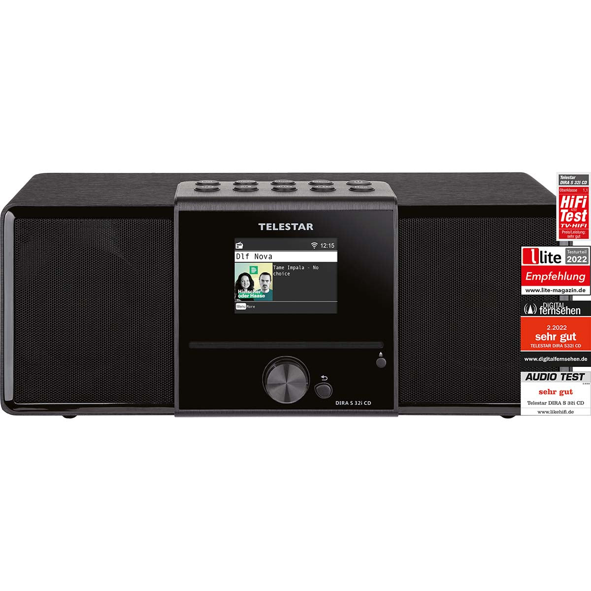 TELESTAR DIRA S32i CD Schwarz EWF DAB+ / FM / INTERNET / BLUETOOTH