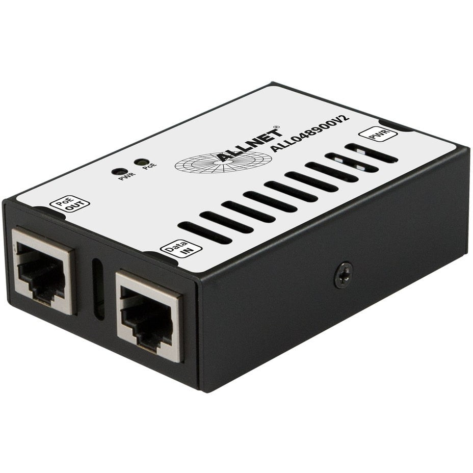 Z ALLNET PoE Injektor Gigabit / PoE & PoE+ & PoE & LT PoE (15,4W/30W/60W/90W) / Metallgehäuse / ALL048900v2