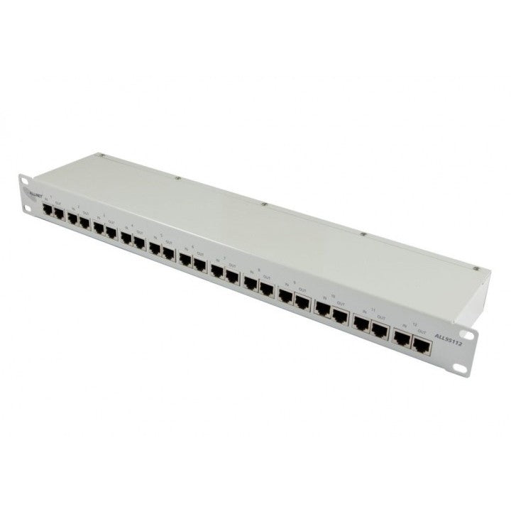 Z ALLNET TP Cat 6 Überspannungs / Blitzschutz 12Port ALL95112 auch ALL-IP