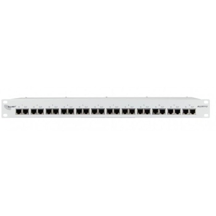 Z ALLNET TP Cat 6 Überspannungs / Blitzschutz 12Port ALL95112 auch ALL-IP