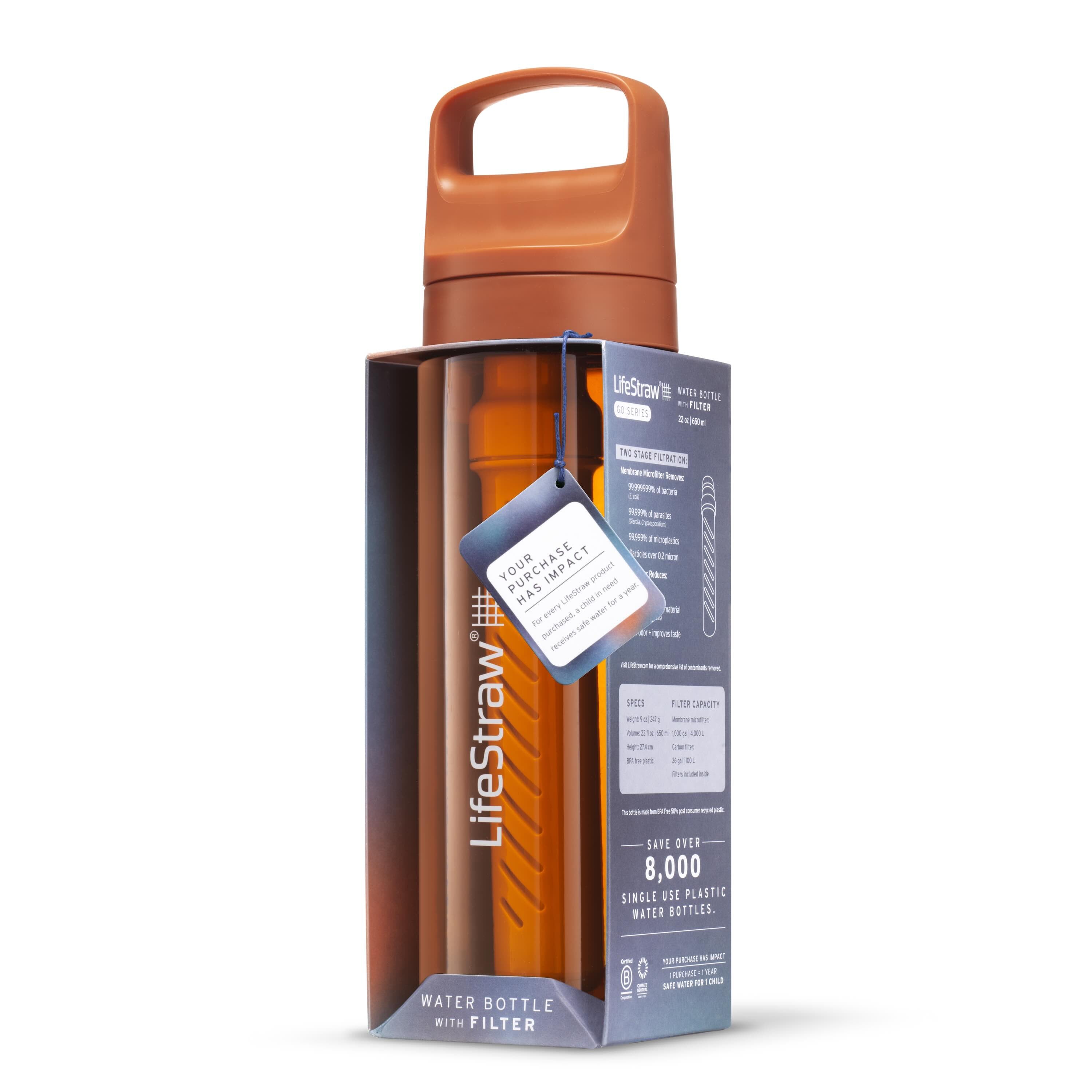 LifeStraw Go 650ml (kyoto orange)