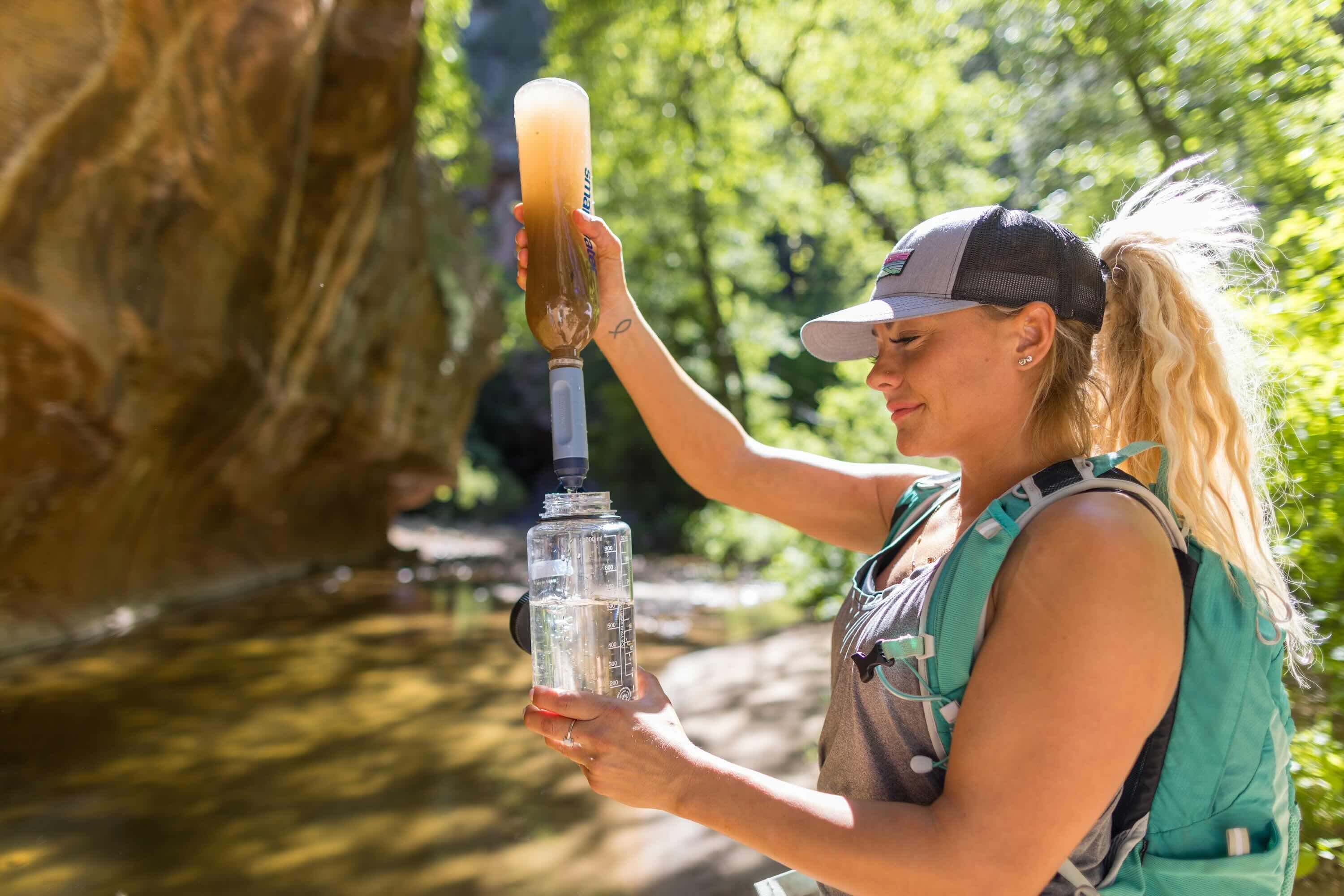 LifeStraw Peak Solo - Ultraleichter und PET-Flaschen kompatibler Wasserfilter von LifeStraw