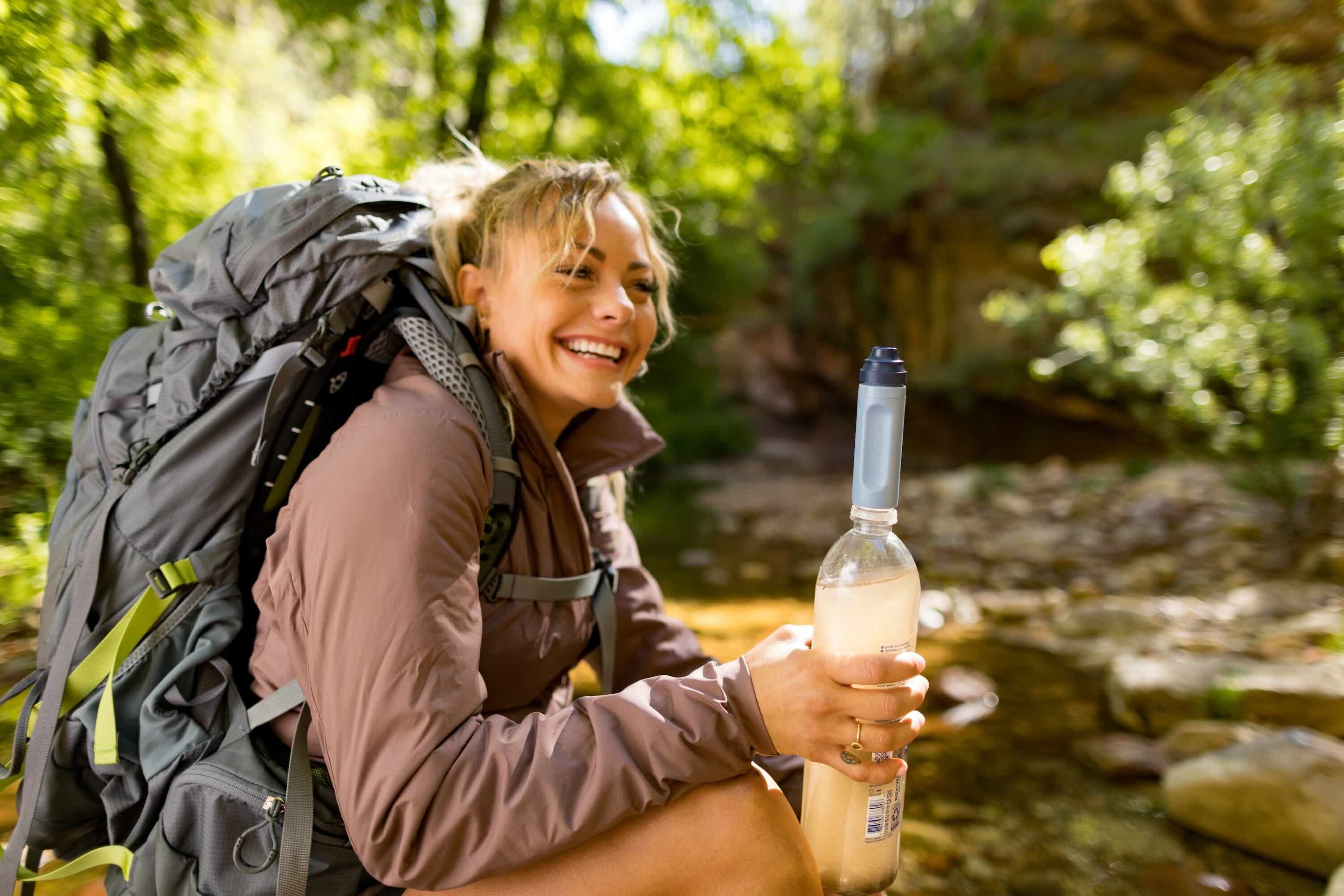 LifeStraw Peak Solo - Ultraleichter und PET-Flaschen kompatibler Wasserfilter von LifeStraw