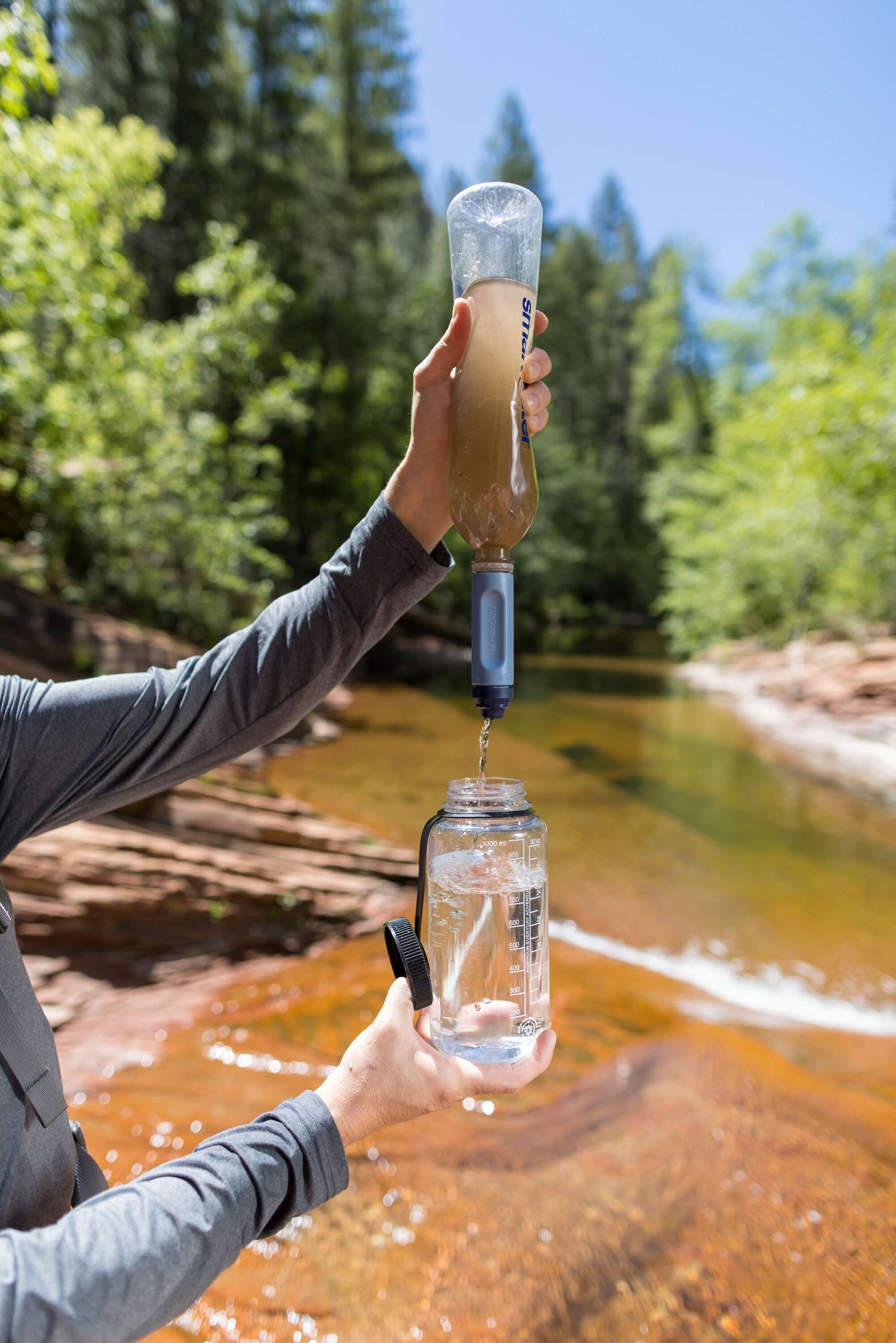 LifeStraw Peak Solo - Ultraleichter und PET-Flaschen kompatibler Wasserfilter von LifeStraw