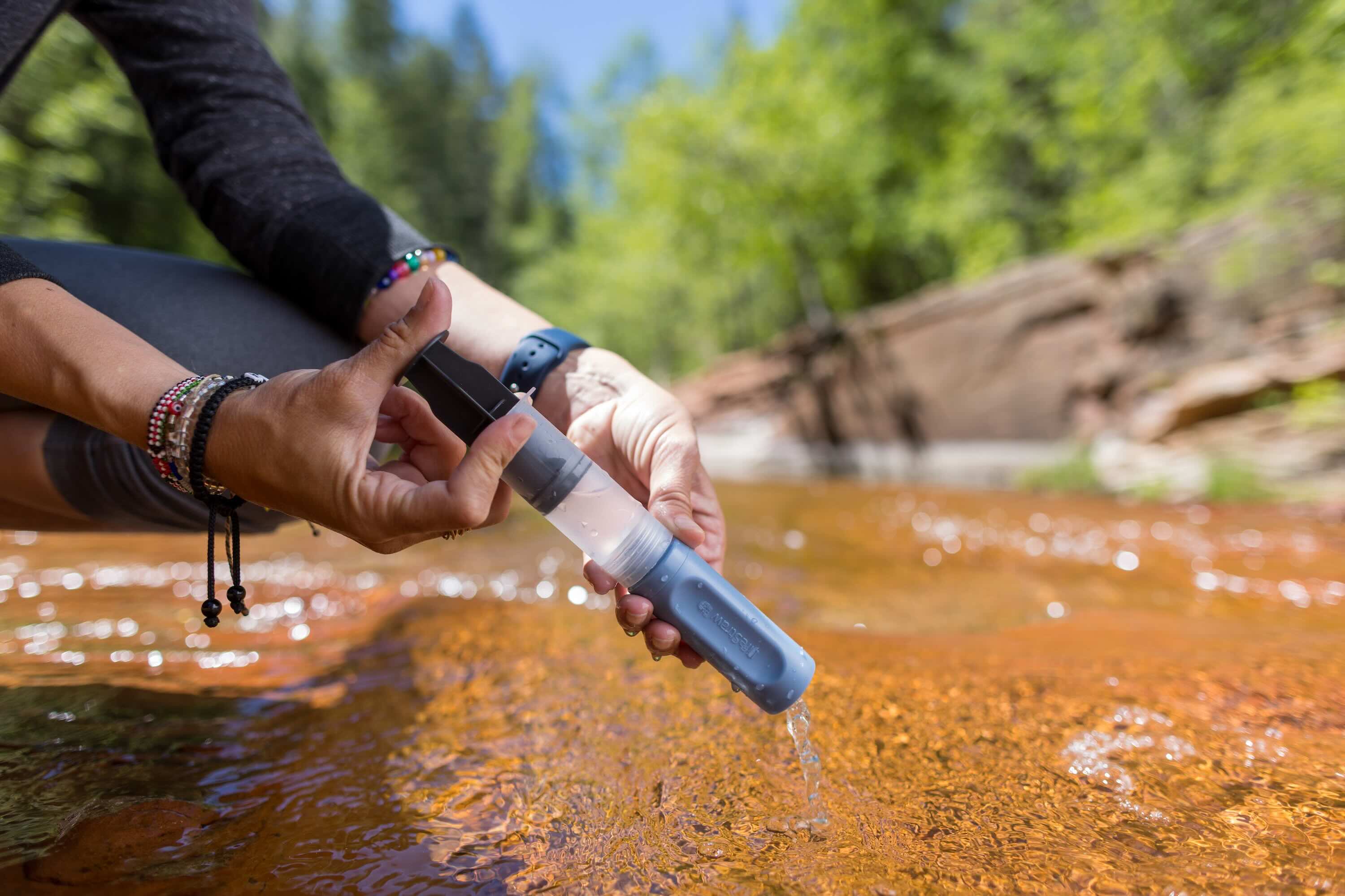 LifeStraw Peak Solo - Ultraleichter und PET-Flaschen kompatibler Wasserfilter von LifeStraw