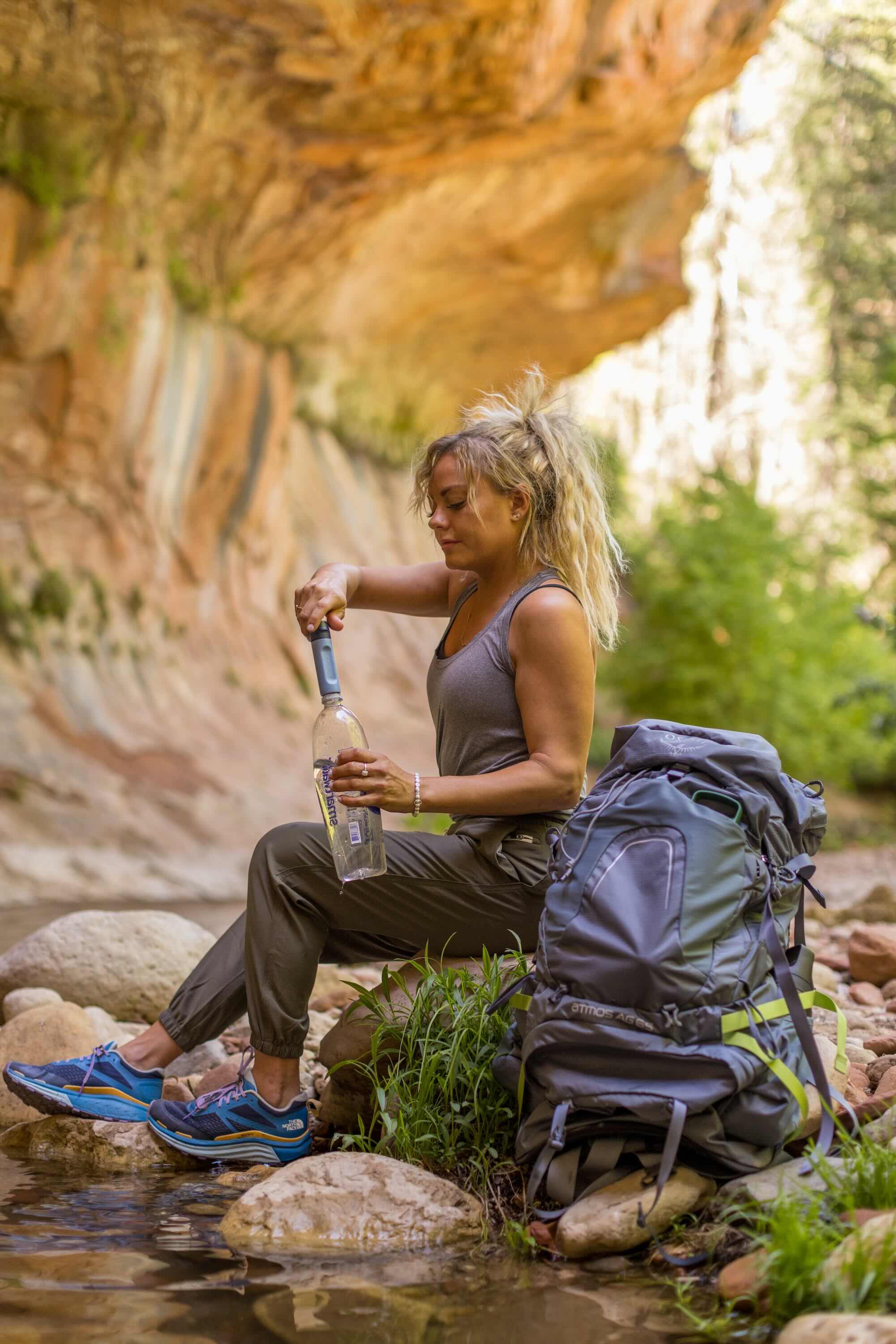 LifeStraw Peak Solo - Ultraleichter und PET-Flaschen kompatibler Wasserfilter von LifeStraw