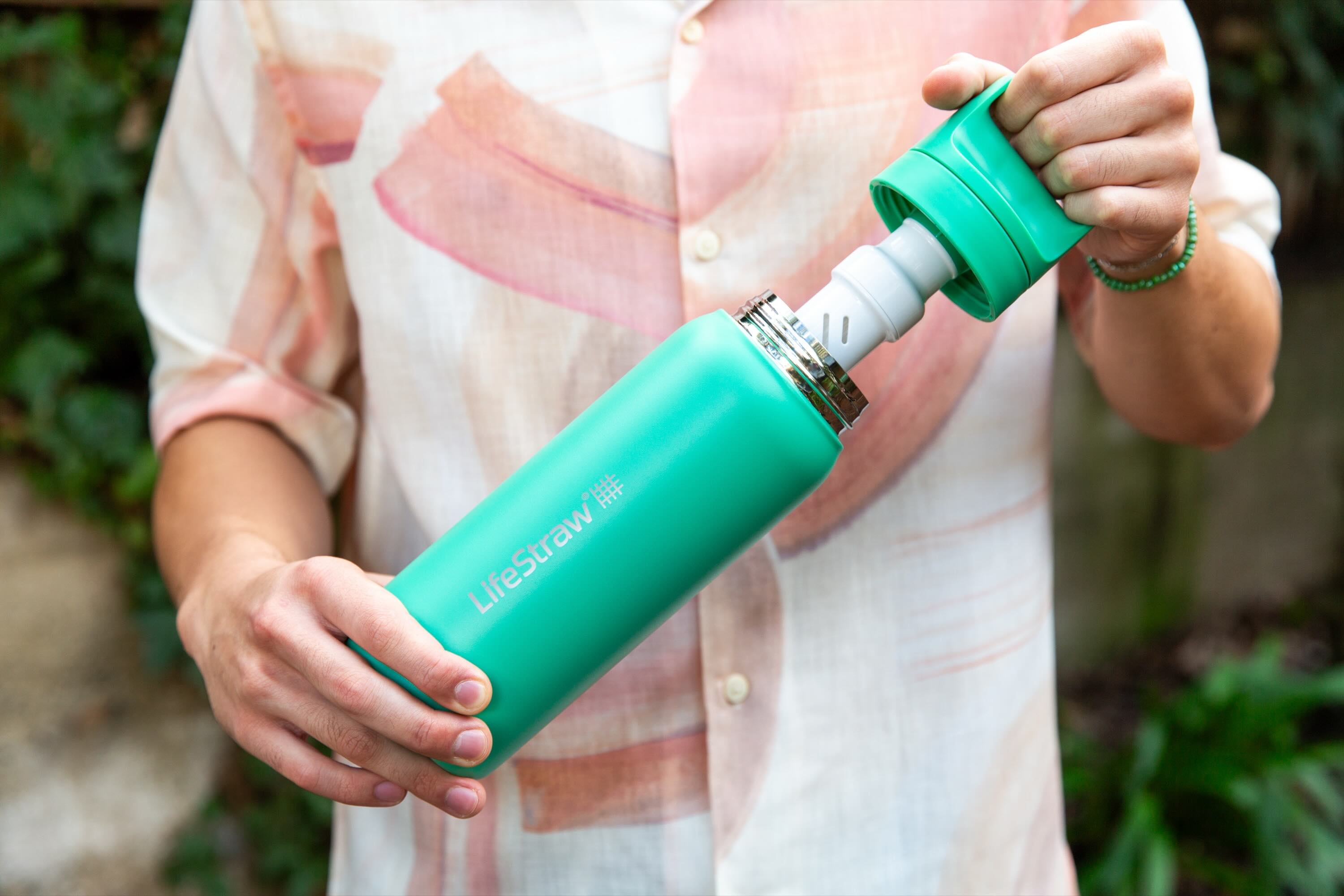 LifeStraw Go Steel 700ml (cactus green)