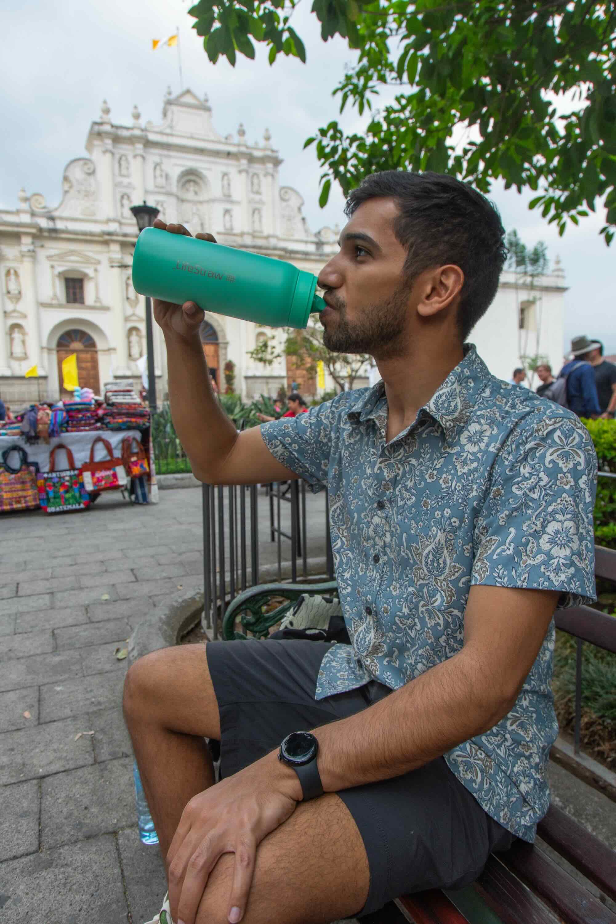 LifeStraw Go Steel 700ml (cactus green)