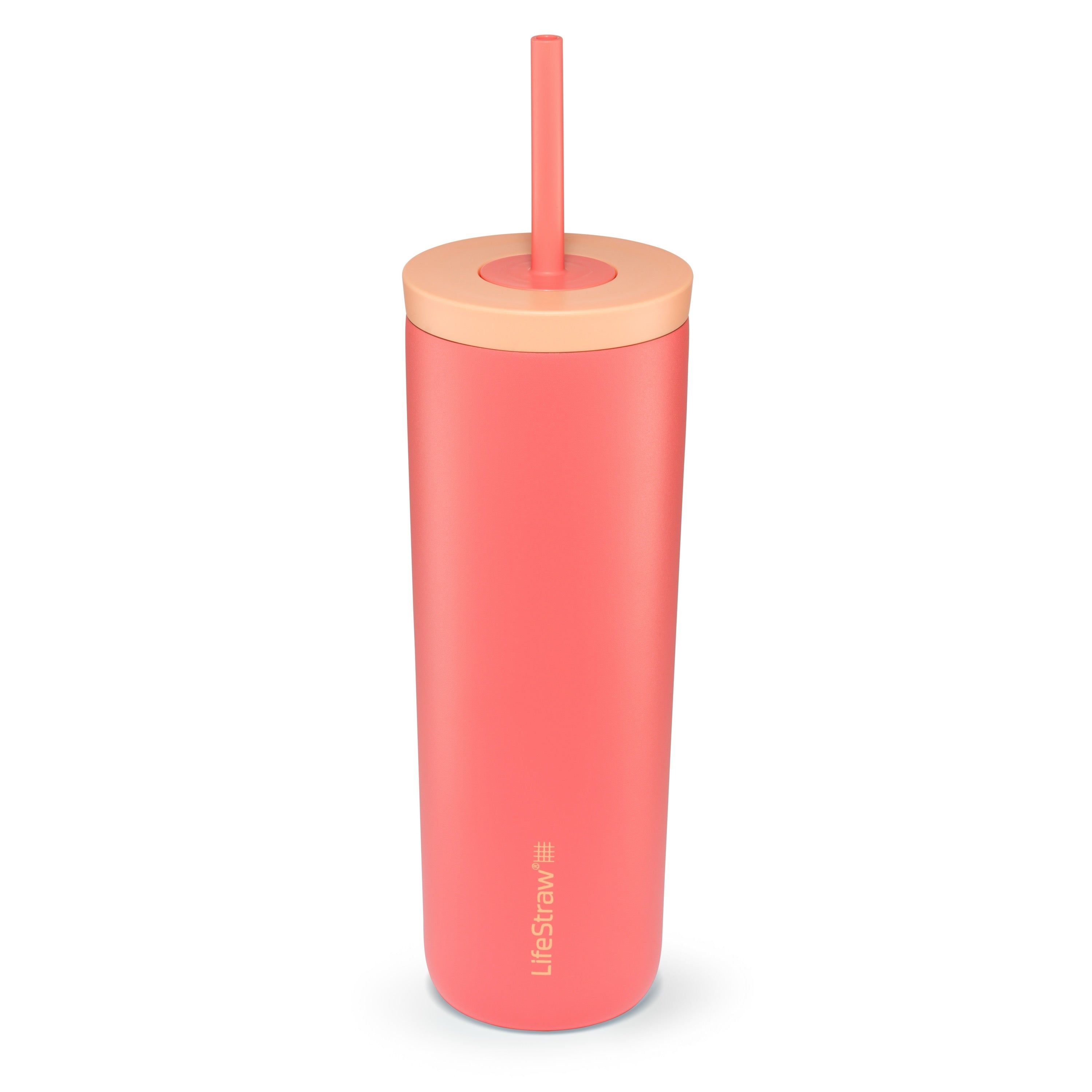 LifeStraw Go Steel Tumbler 530ml (apricot pink)