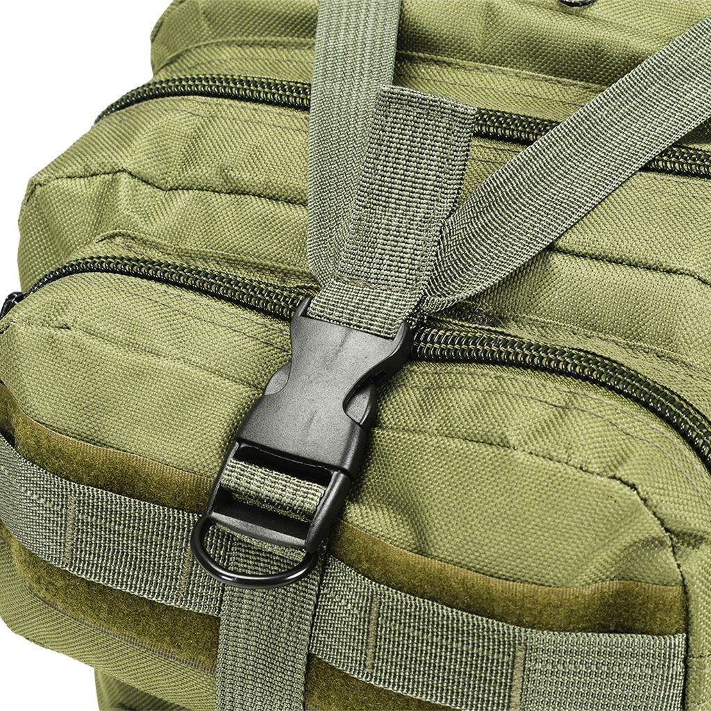 vidaXL Rucksack im Army-Style 50 L Olivgrün