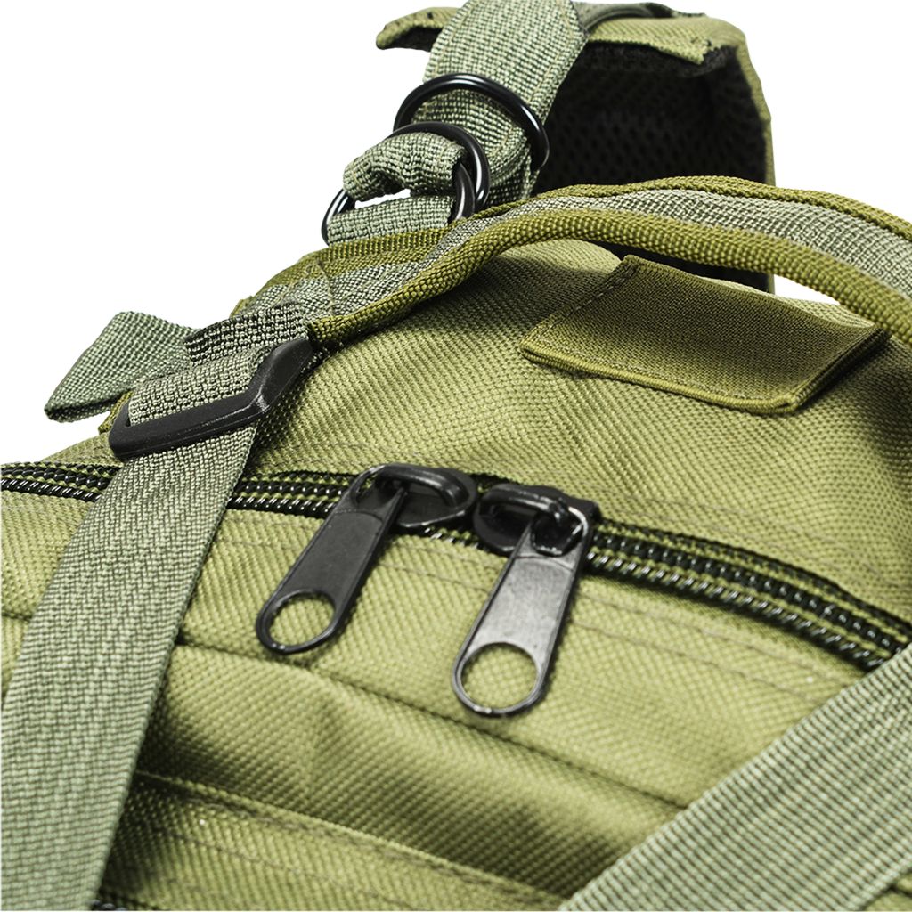 vidaXL Rucksack im Army-Style 50 L Olivgrün