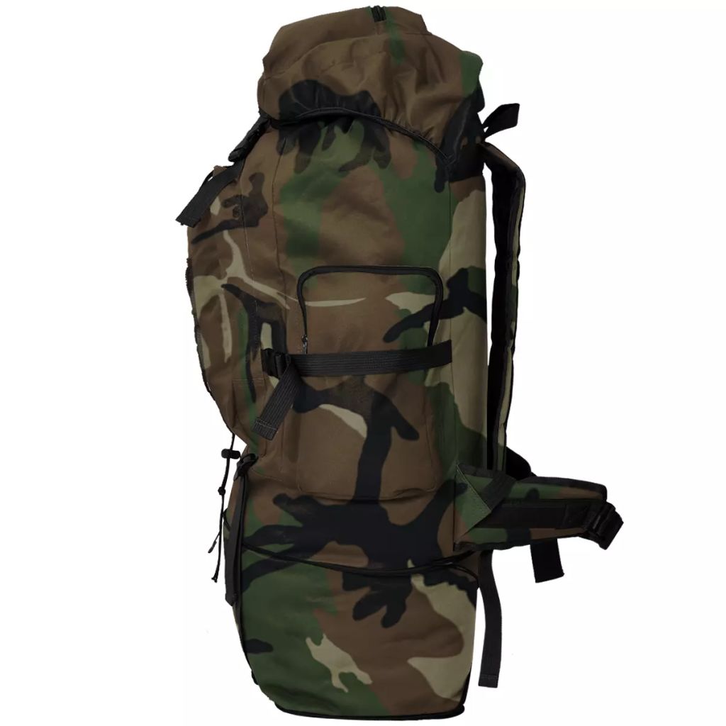 vidaXL Armee-Style Rucksack XXL 100 L Camouflage