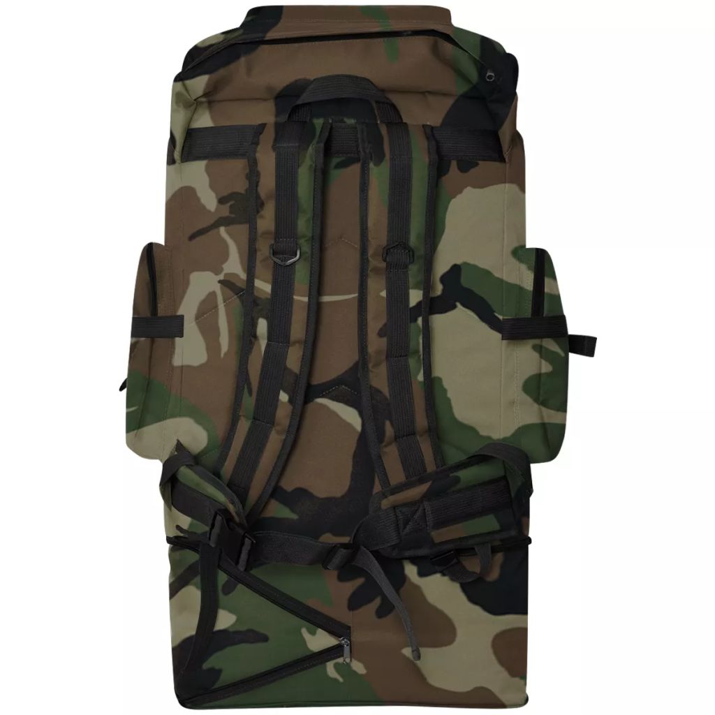 vidaXL Armee-Style Rucksack XXL 100 L Camouflage